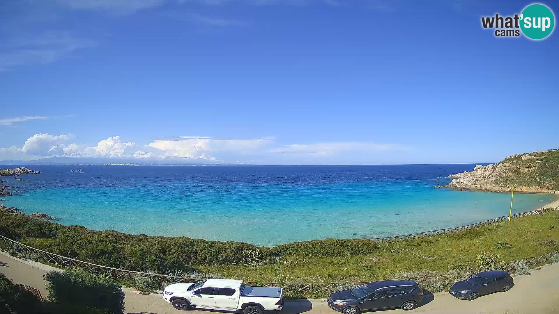 Web kamera plaže Rena Bianca – Santa Teresa Gallura – Sardinija