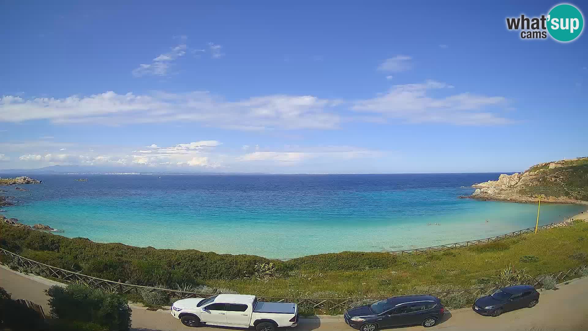 Webcam Rena Bianca beach – Spiaggia Rena Bianca – Santa Teresa Gallura – Sardinia