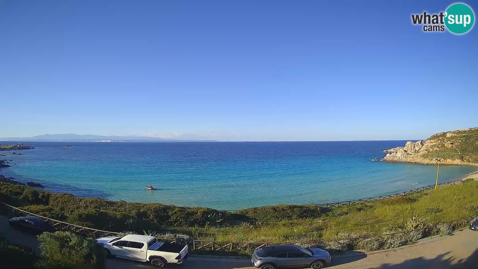 Spletna kamera plaža Rena Bianca – Santa Teresa Gallura – Sardinija
