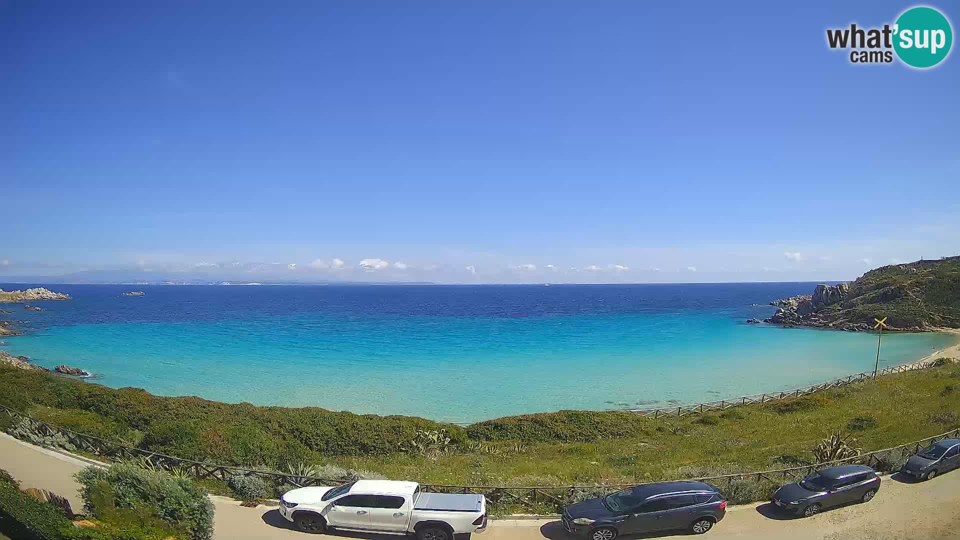 Webcam Rena Bianca beach – Spiaggia Rena Bianca – Santa Teresa Gallura – Sardinia
