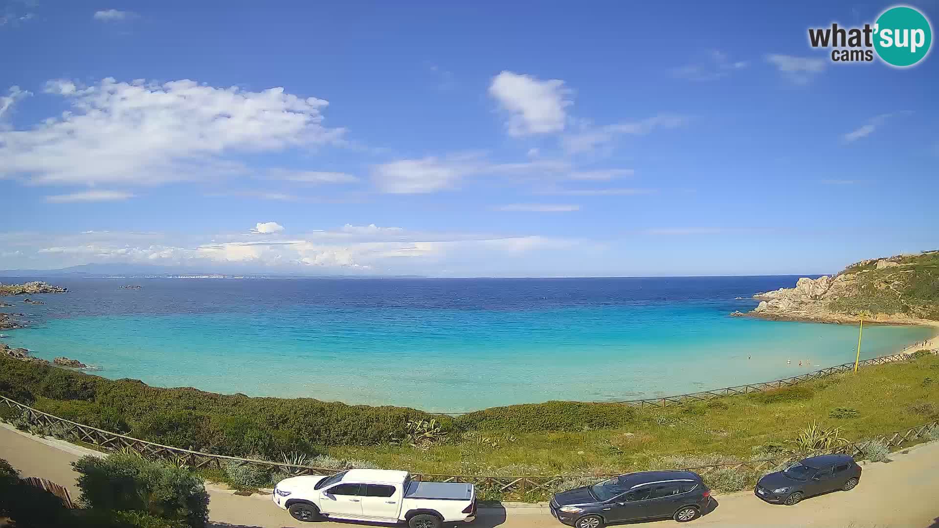 Spletna kamera plaža Rena Bianca – Santa Teresa Gallura – Sardinija