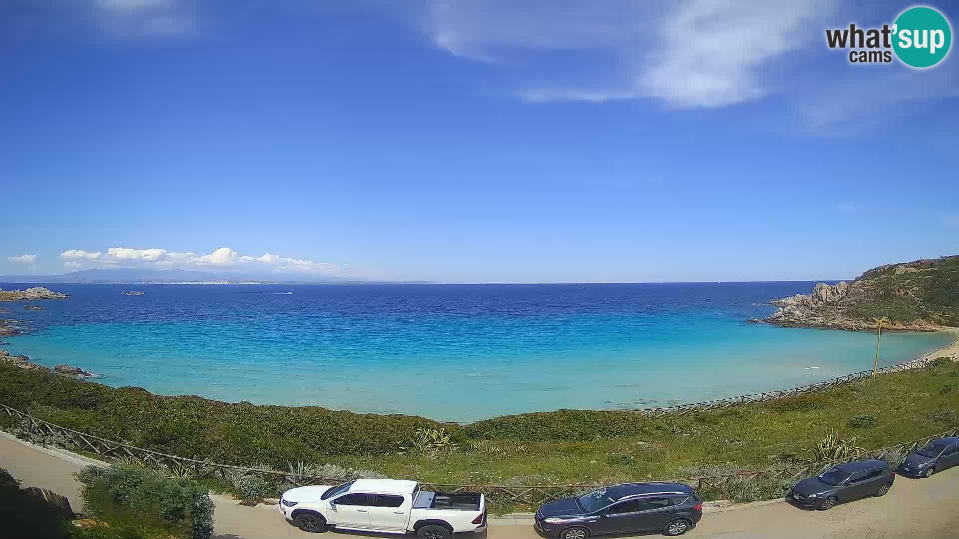 Web kamera plaže Rena Bianca – Santa Teresa Gallura – Sardinija