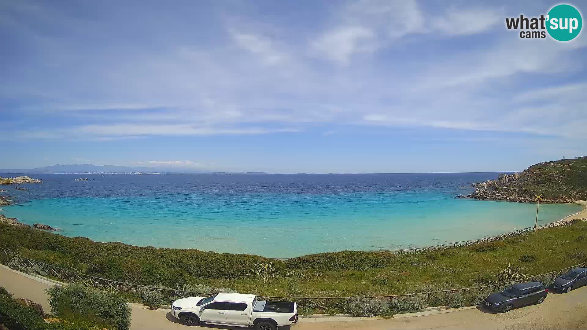 Webcam Rena Bianca beach – Spiaggia Rena Bianca – Santa Teresa Gallura – Sardinia