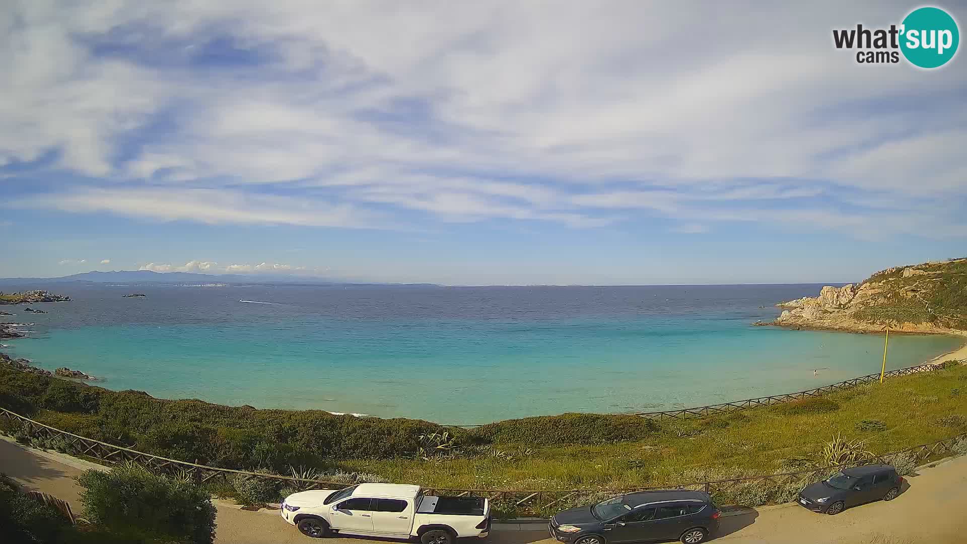 Webcam Rena Bianca beach – Spiaggia Rena Bianca – Santa Teresa Gallura – Sardinia
