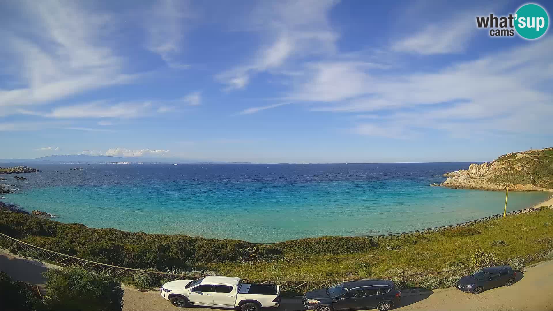 Web kamera plaže Rena Bianca – Santa Teresa Gallura – Sardinija