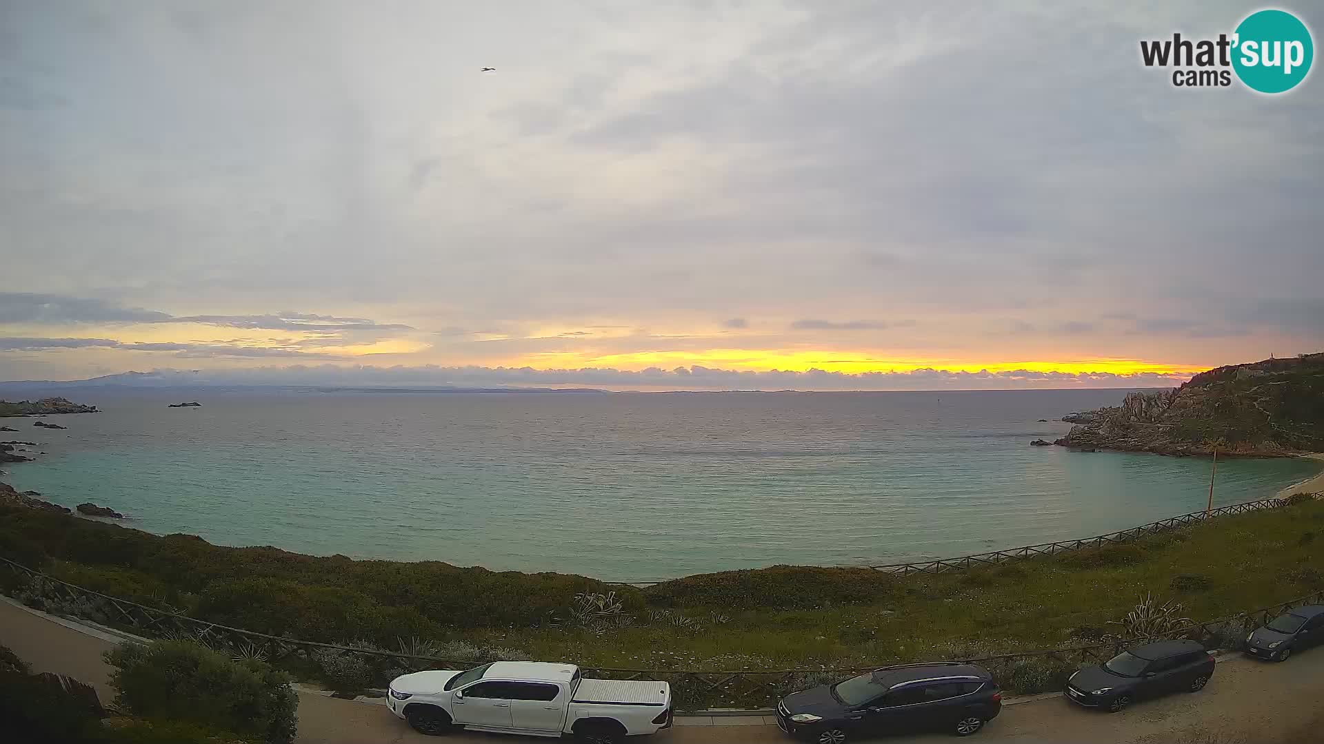 Spletna kamera plaža Rena Bianca – Santa Teresa Gallura – Sardinija