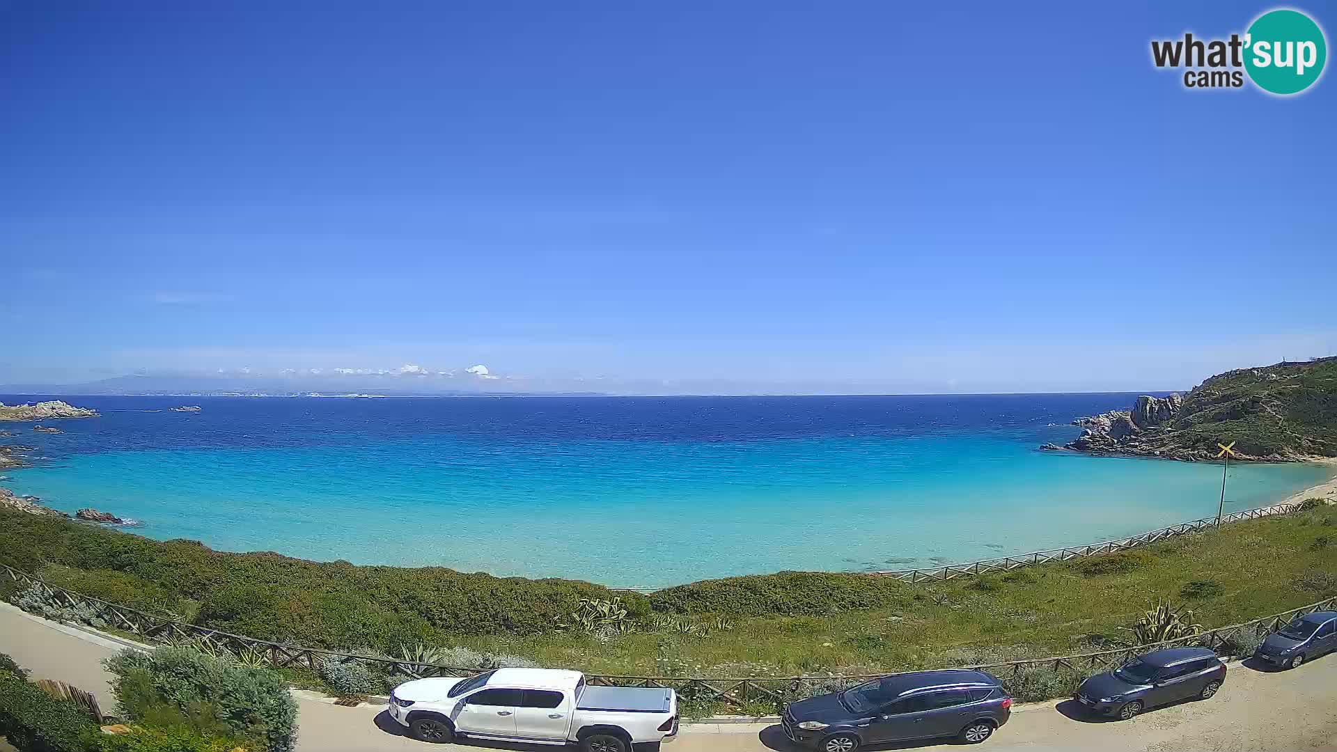 Spletna kamera plaža Rena Bianca – Santa Teresa Gallura – Sardinija