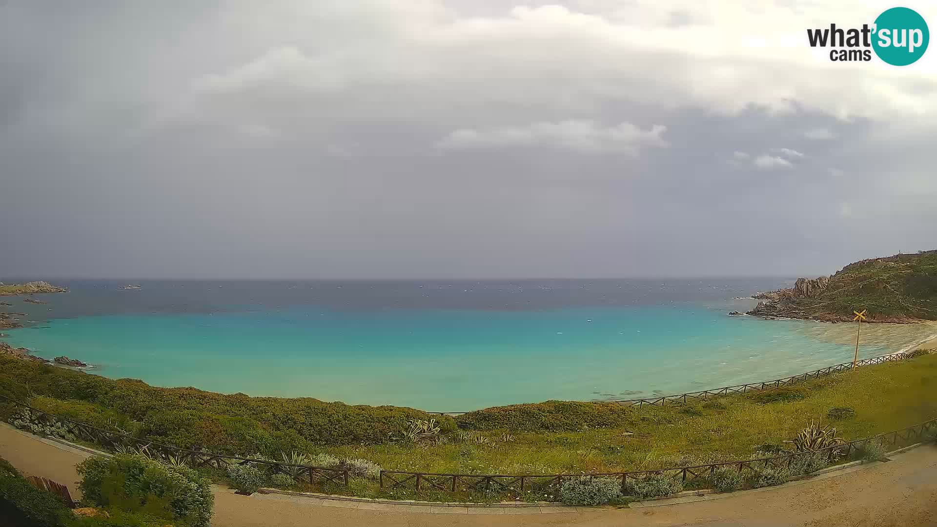 Spletna kamera plaža Rena Bianca – Santa Teresa Gallura – Sardinija