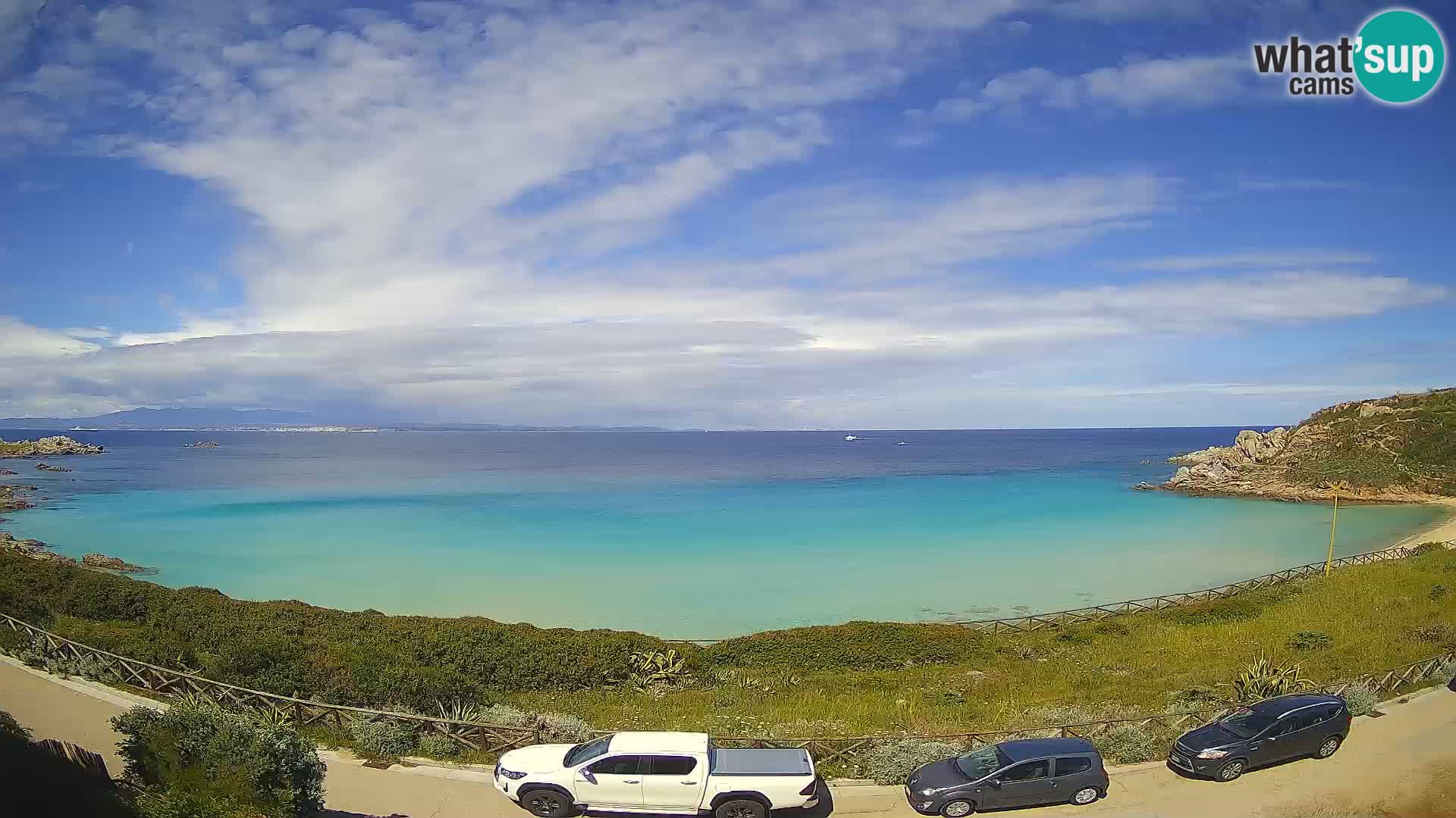 Webcam Rena Bianca beach – Spiaggia Rena Bianca – Santa Teresa Gallura – Sardinia