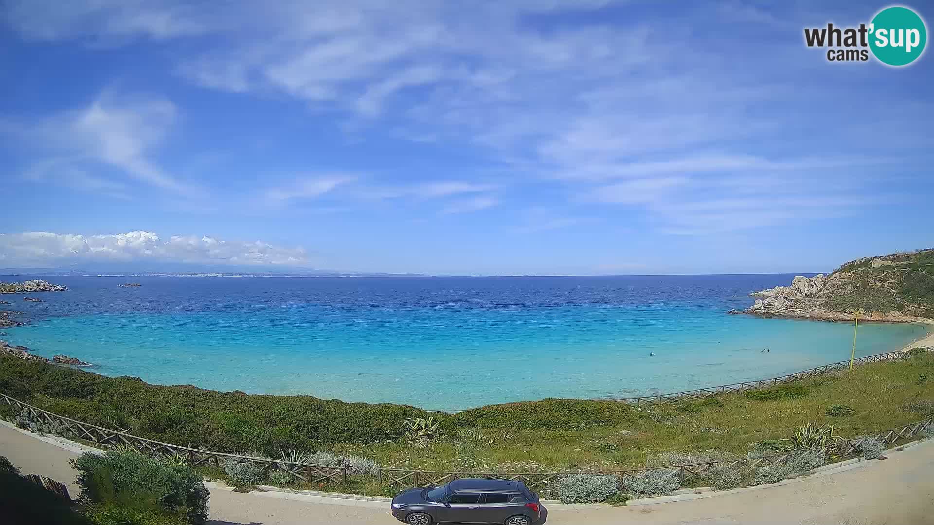 Spletna kamera plaža Rena Bianca – Santa Teresa Gallura – Sardinija