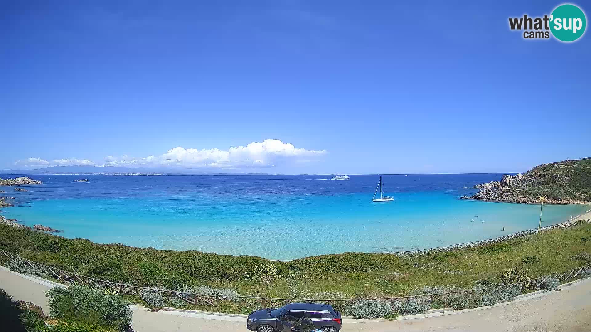 Spletna kamera plaža Rena Bianca – Santa Teresa Gallura – Sardinija