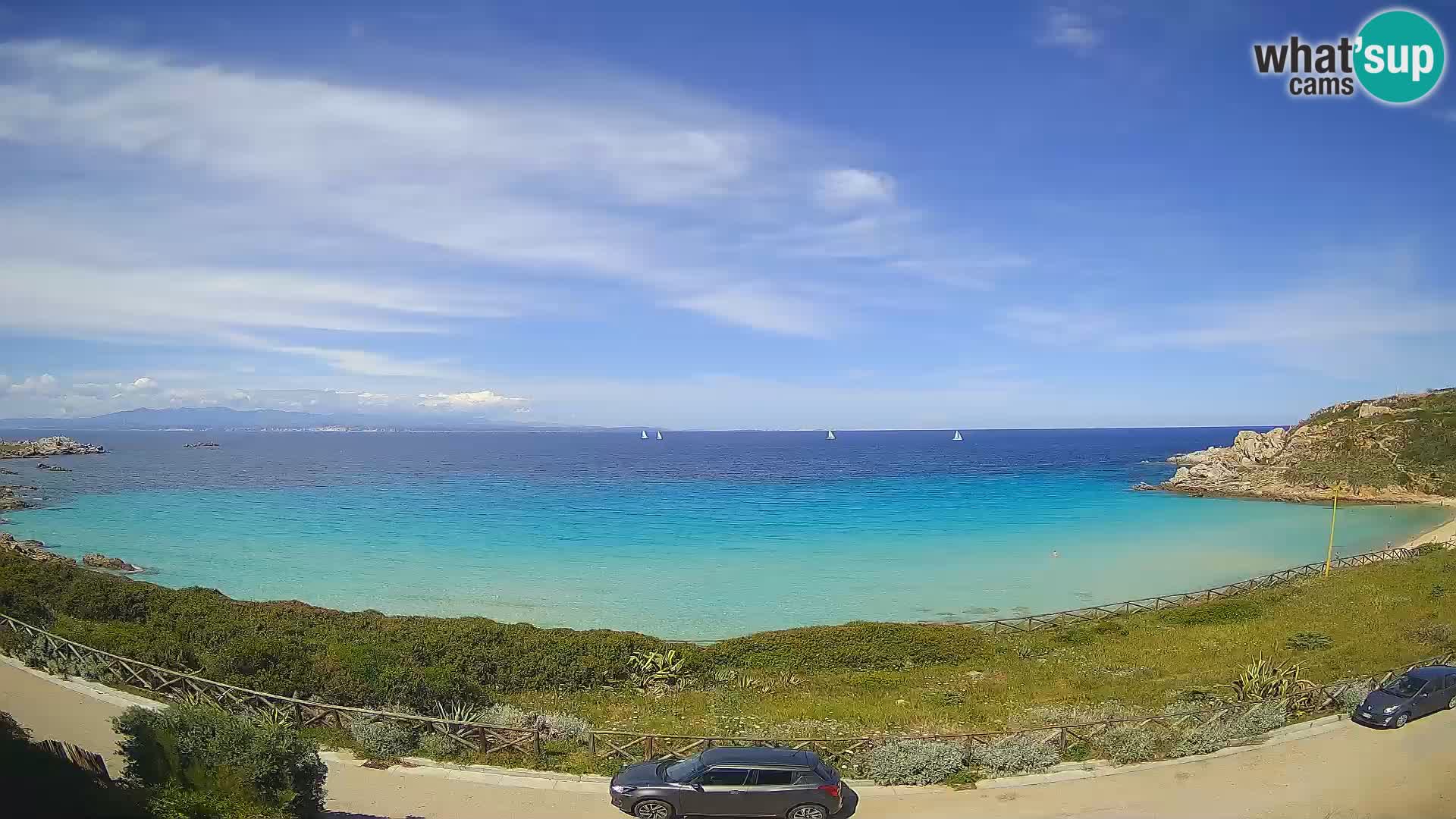 Cámara web playa Rena Bianca – Santa Teresa Gallura – Cerdeña