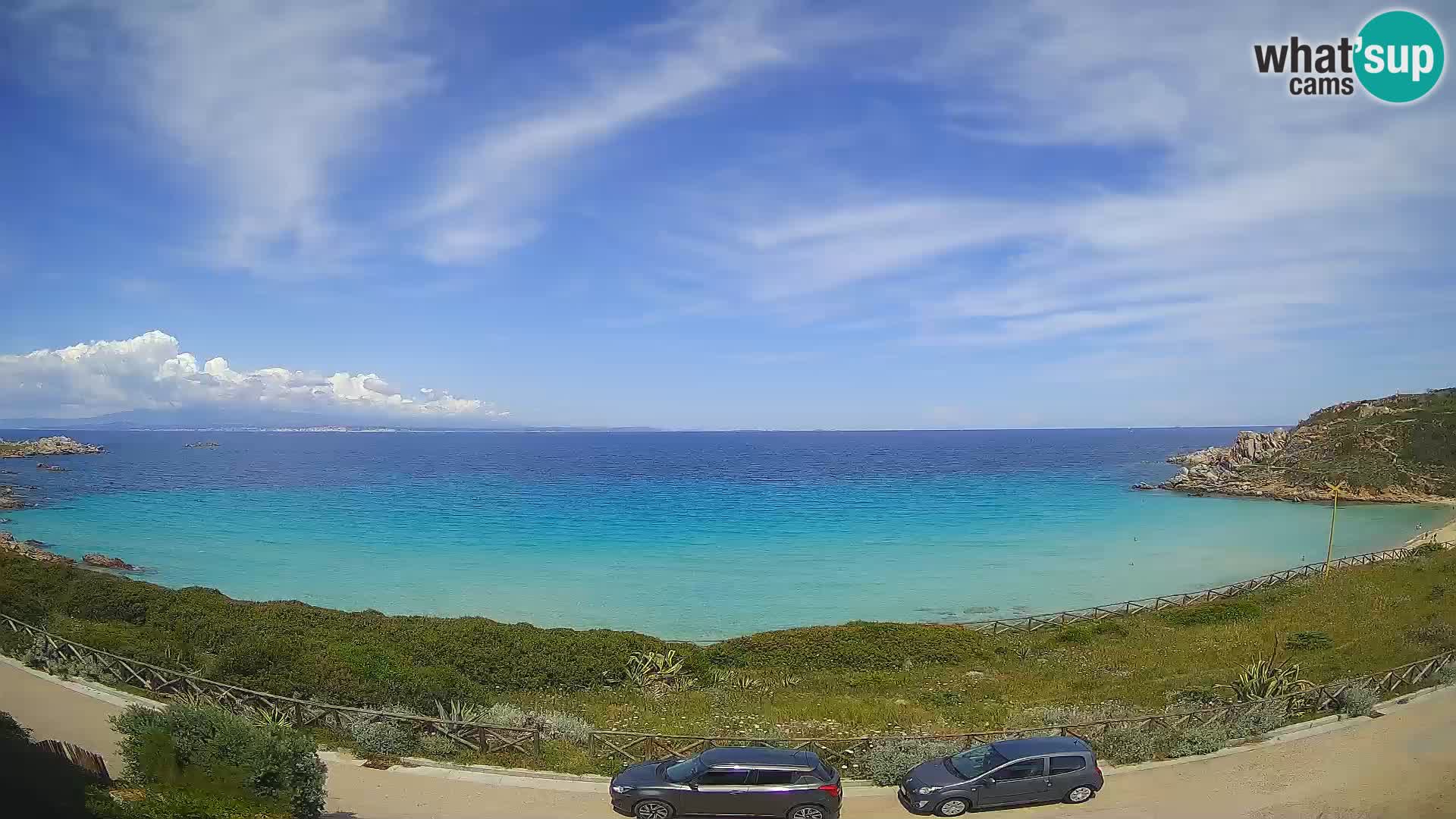 Webcam Rena Bianca beach – Spiaggia Rena Bianca – Santa Teresa Gallura – Sardinia