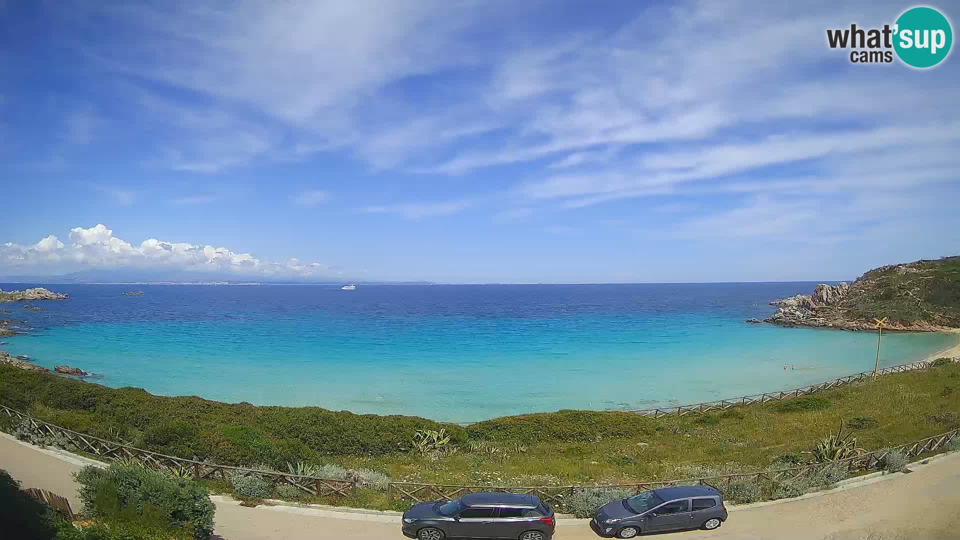 Webcam Rena Bianca beach – Spiaggia Rena Bianca – Santa Teresa Gallura – Sardinia