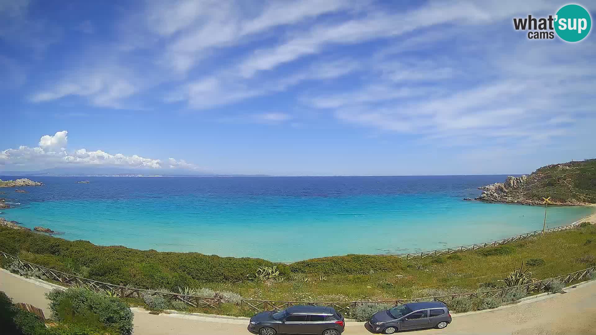 Webcam Rena Bianca beach – Spiaggia Rena Bianca – Santa Teresa Gallura – Sardinia