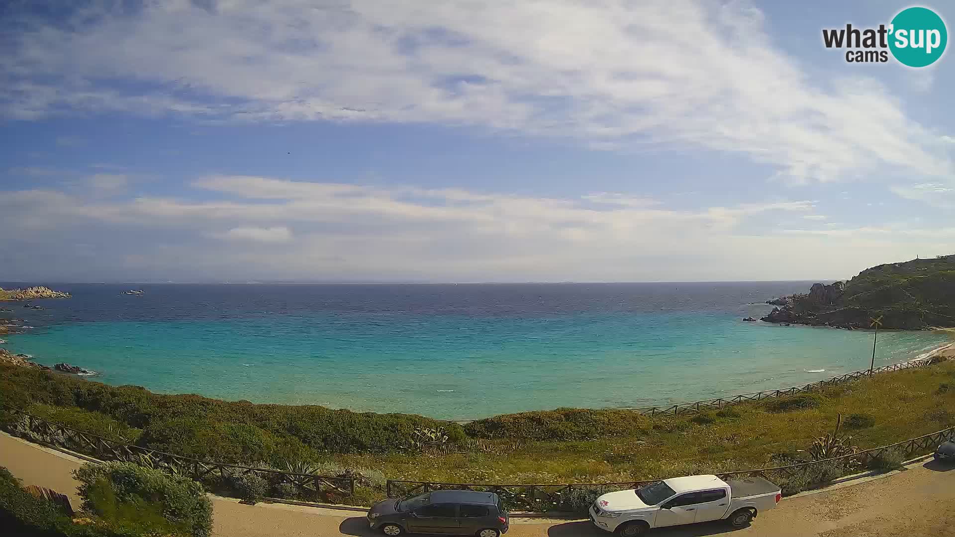 Spletna kamera plaža Rena Bianca – Santa Teresa Gallura – Sardinija