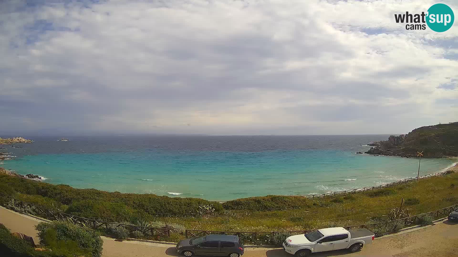 Webcam Rena Bianca beach – Spiaggia Rena Bianca – Santa Teresa Gallura – Sardinia