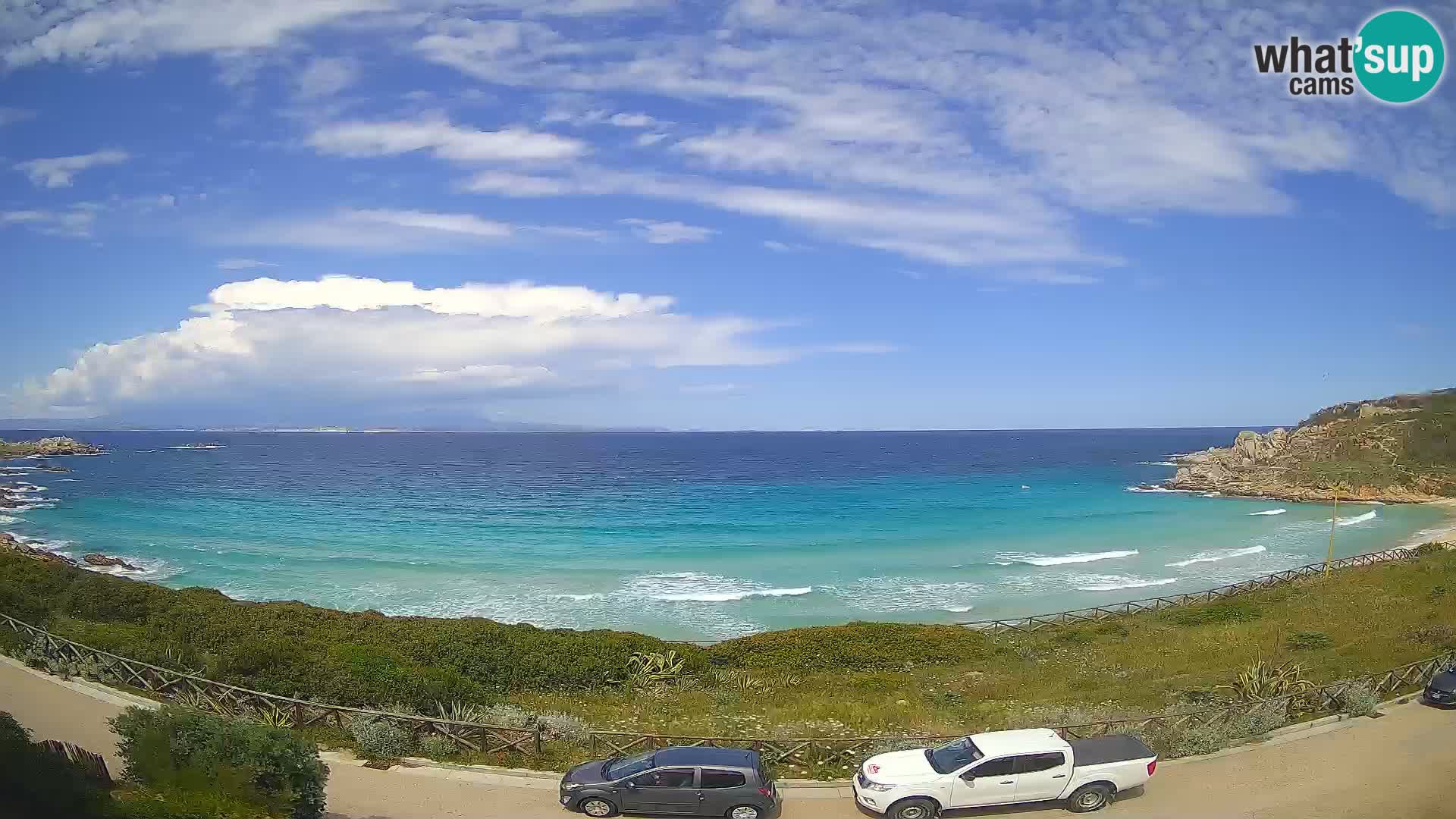 Spletna kamera plaža Rena Bianca – Santa Teresa Gallura – Sardinija