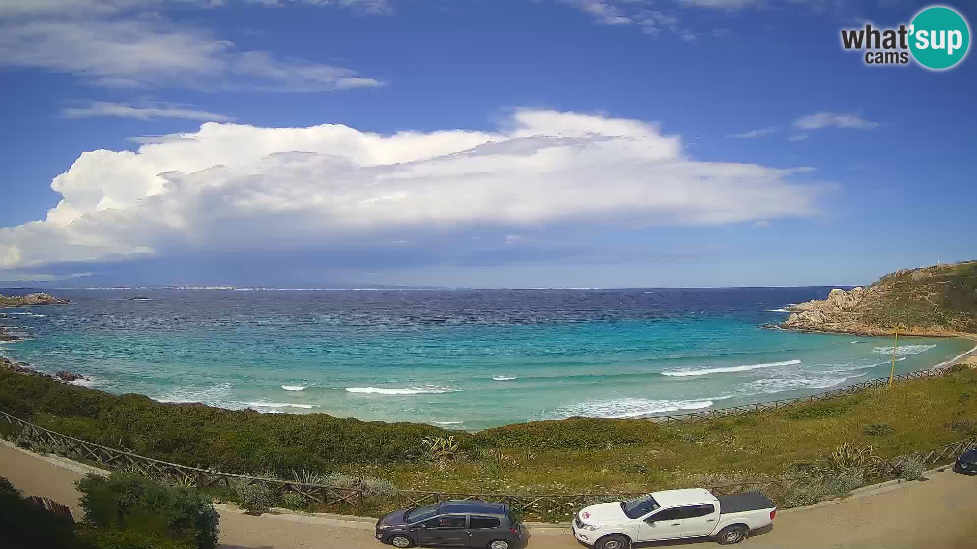 Spletna kamera plaža Rena Bianca – Santa Teresa Gallura – Sardinija