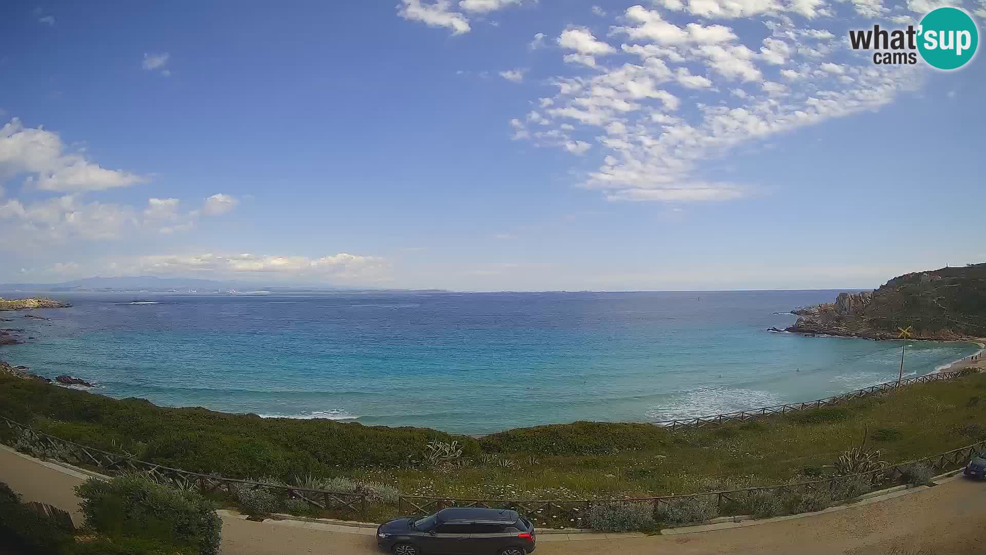 Spletna kamera plaža Rena Bianca – Santa Teresa Gallura – Sardinija