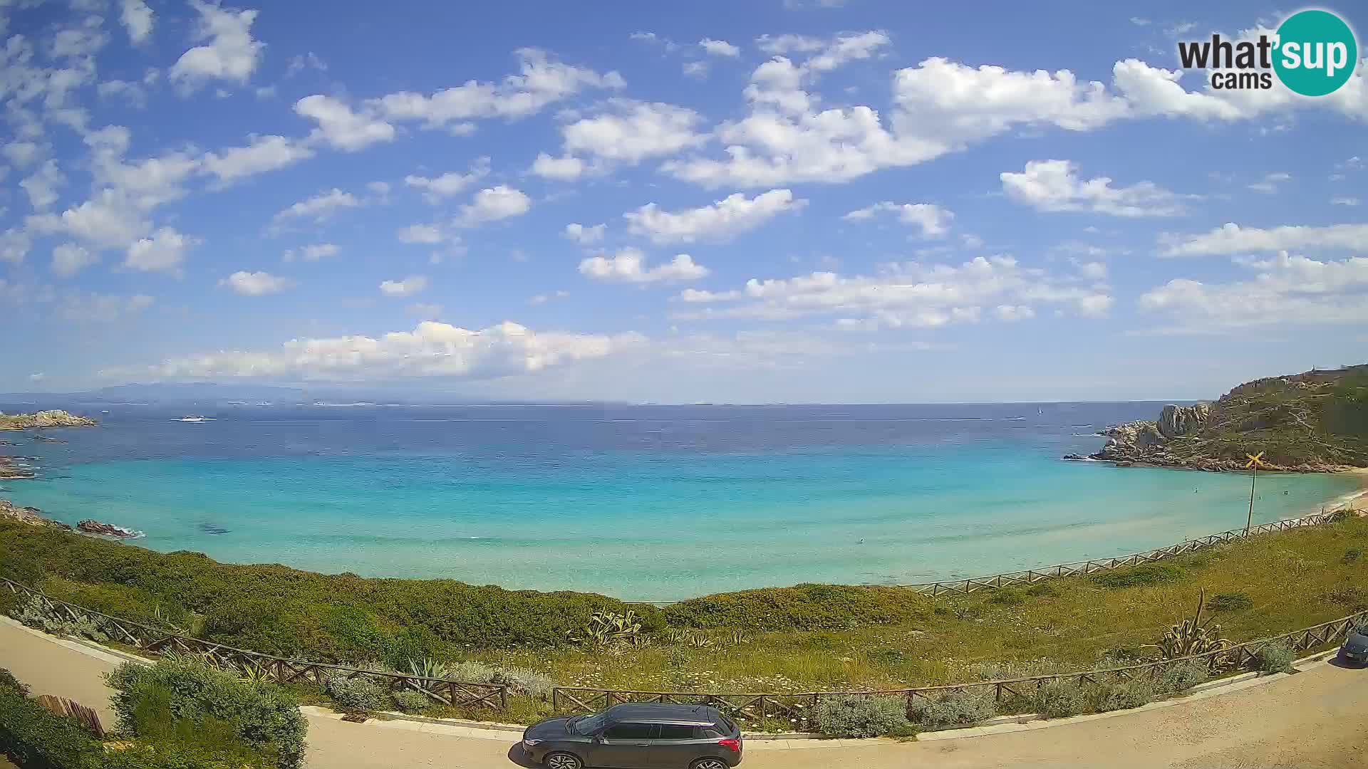Spletna kamera plaža Rena Bianca – Santa Teresa Gallura – Sardinija