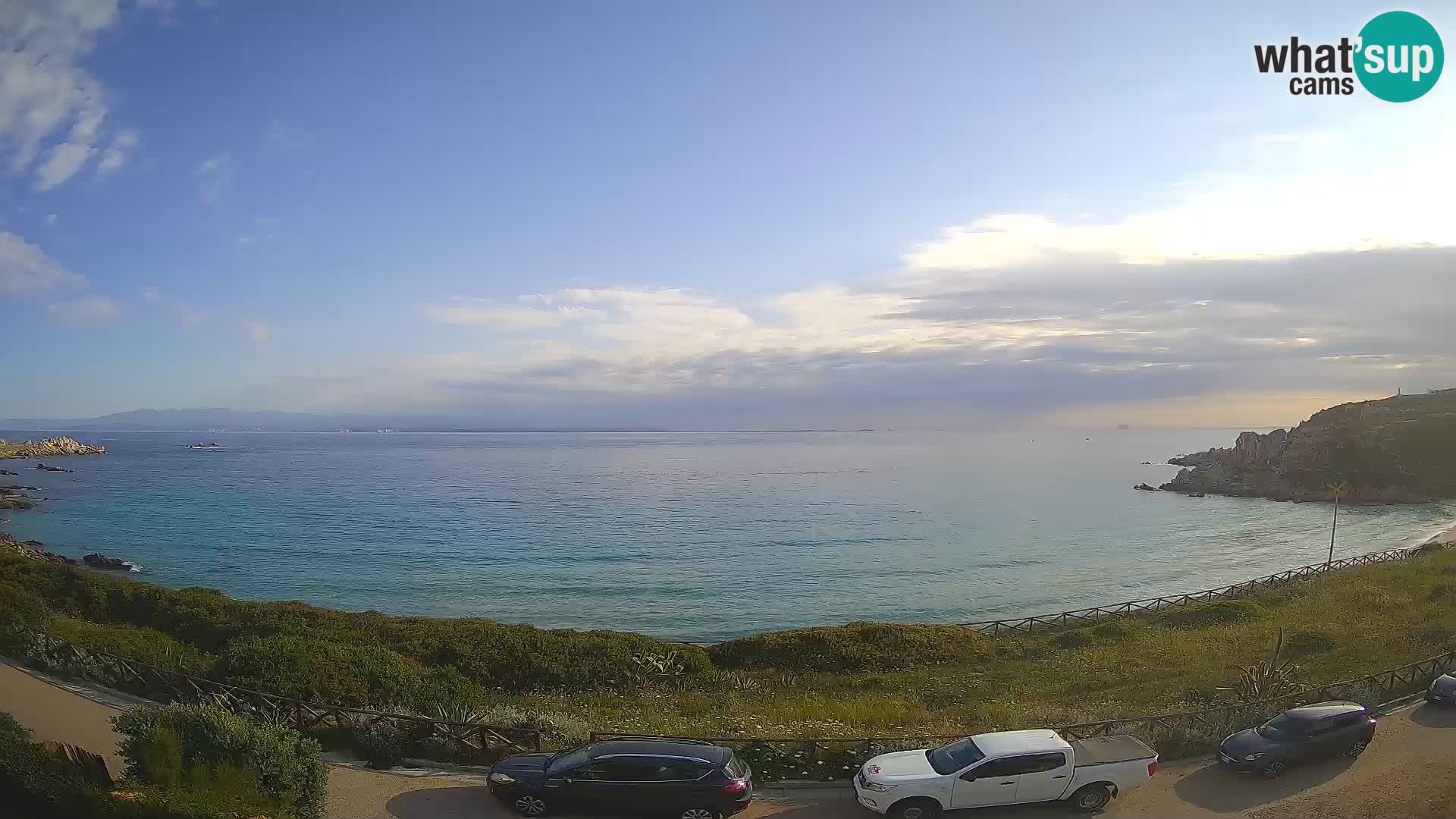 Spletna kamera plaža Rena Bianca – Santa Teresa Gallura – Sardinija