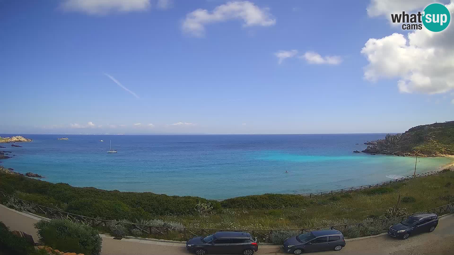 Webcam Rena Bianca beach – Spiaggia Rena Bianca – Santa Teresa Gallura – Sardinia