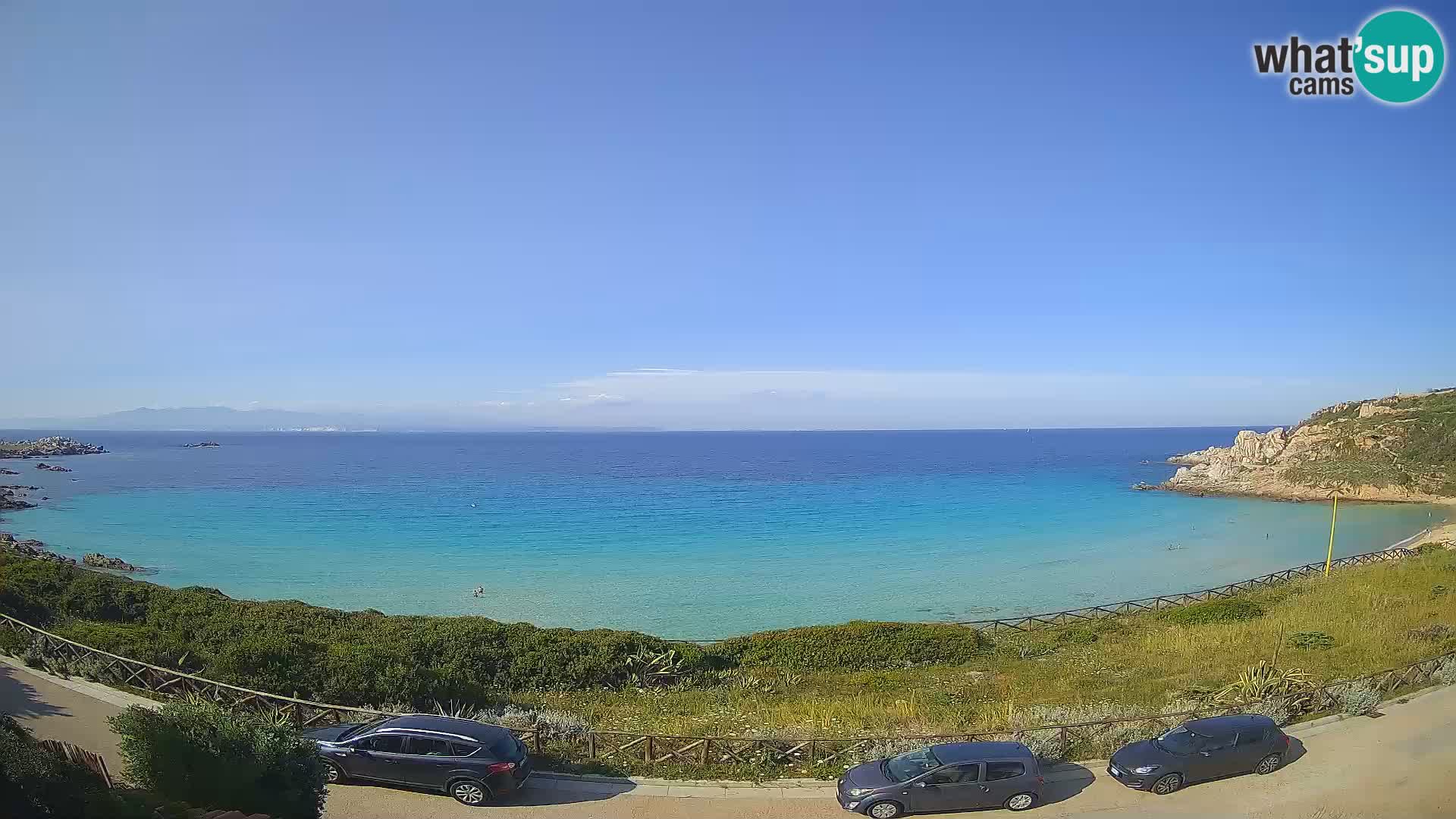 Spletna kamera plaža Rena Bianca – Santa Teresa Gallura – Sardinija