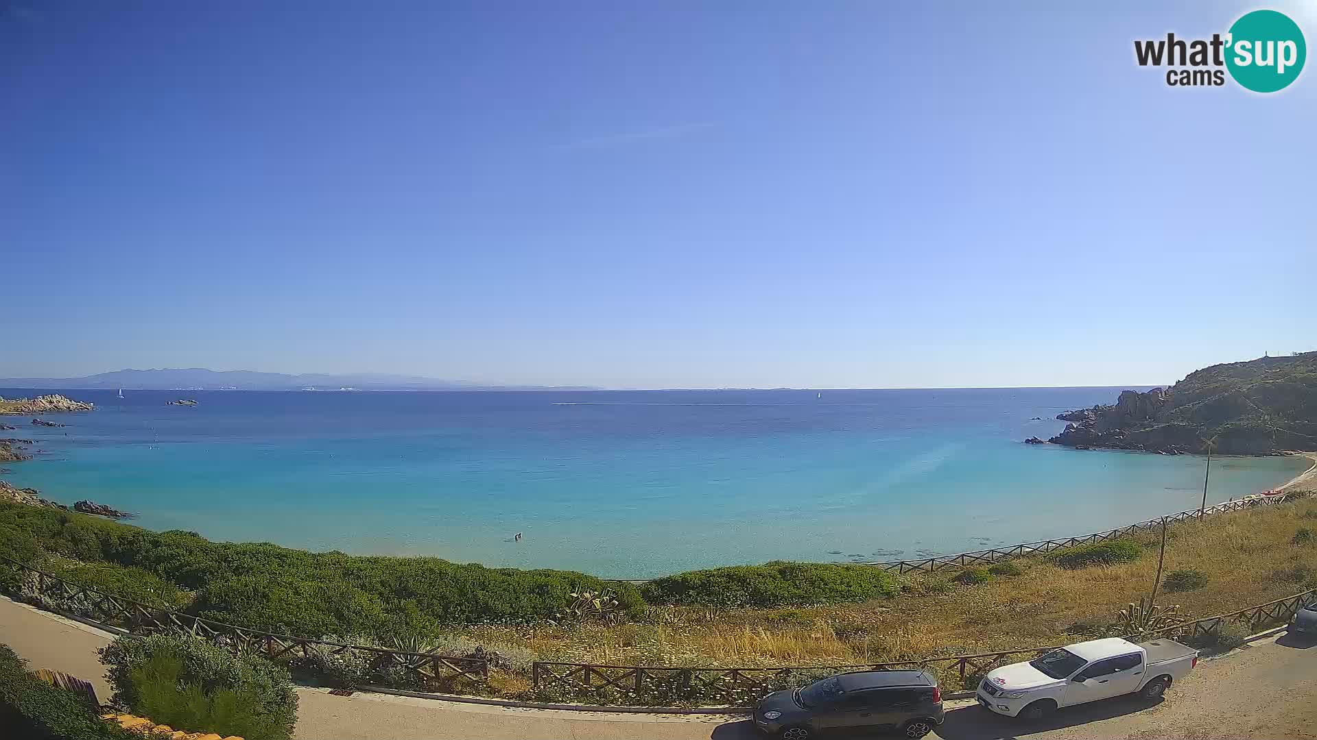 Webcam Rena Bianca beach – Spiaggia Rena Bianca – Santa Teresa Gallura – Sardinia