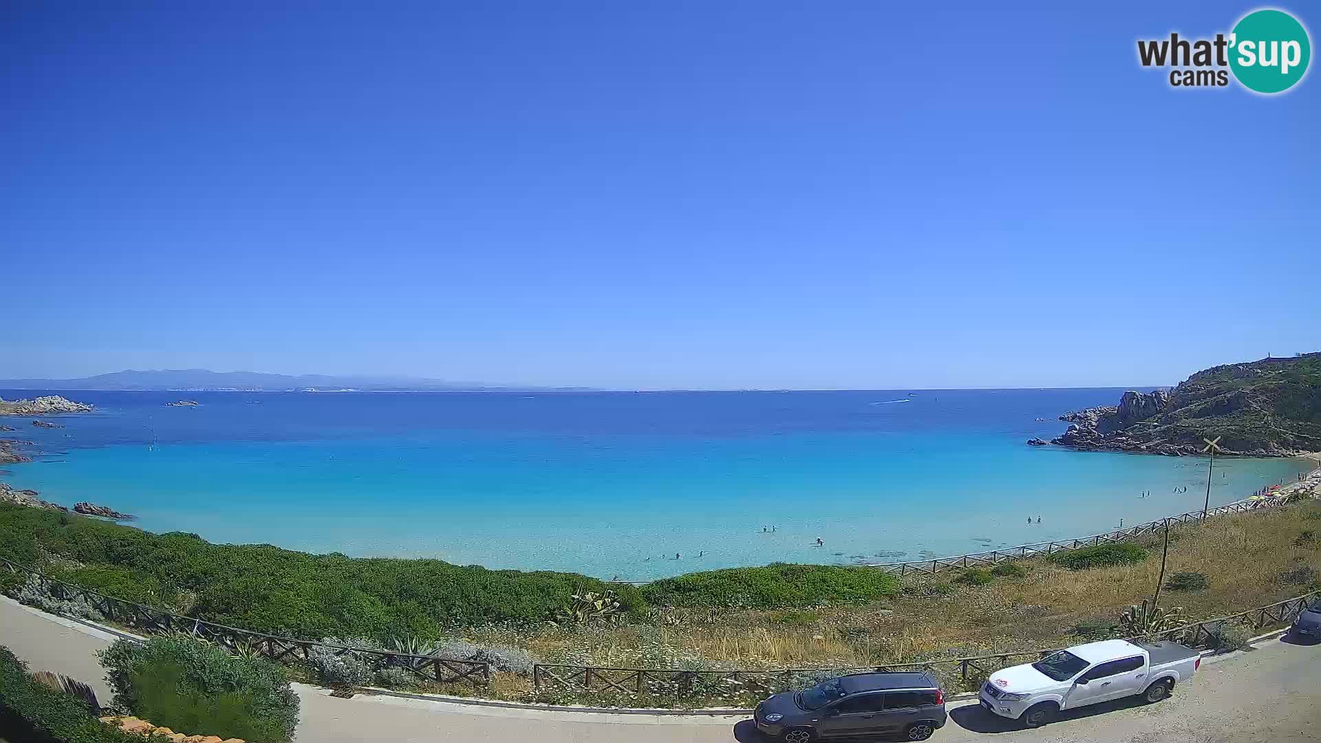 Webcam Rena Bianca beach – Spiaggia Rena Bianca – Santa Teresa Gallura – Sardinia