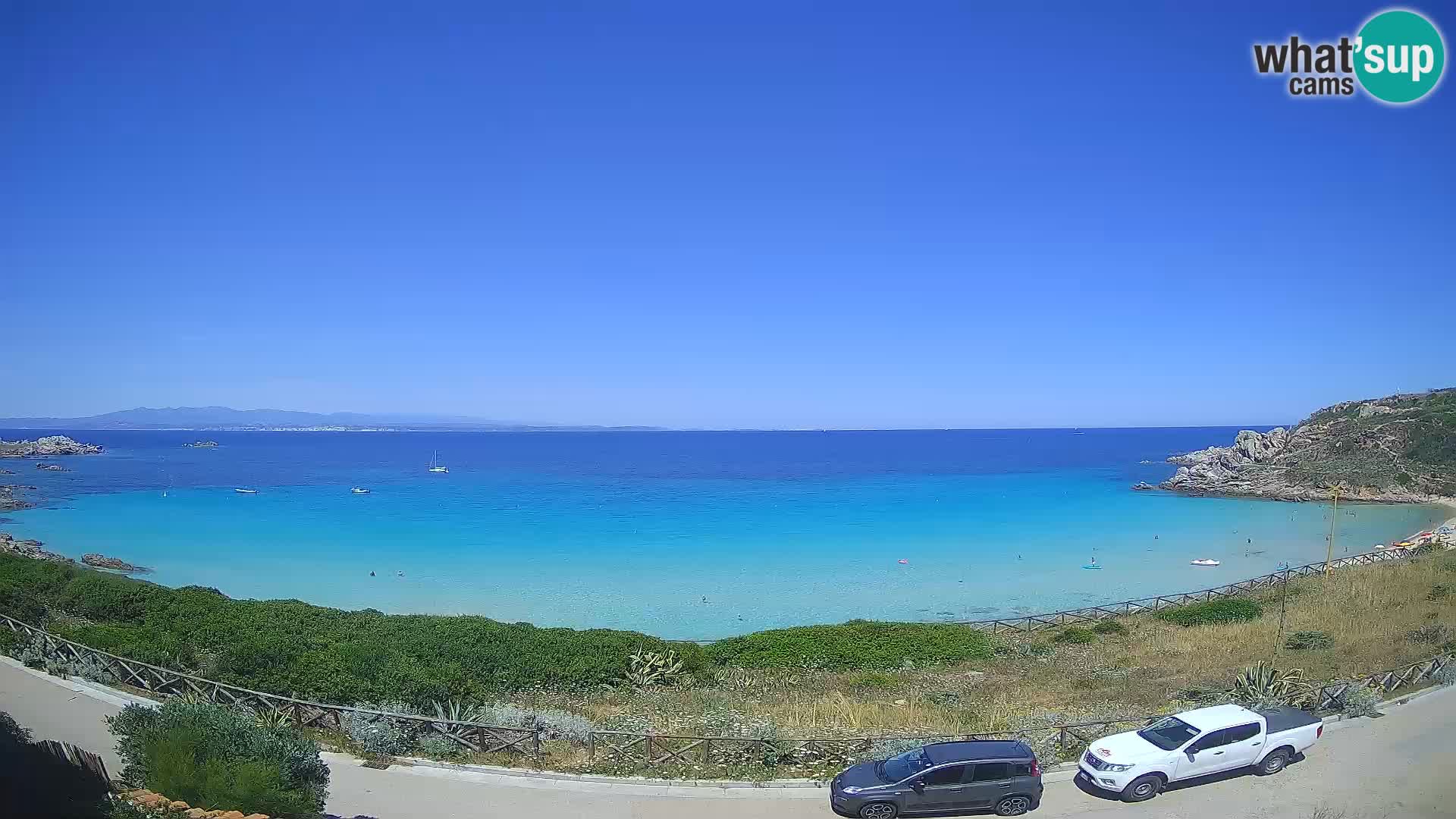 Web kamera plaže Rena Bianca – Santa Teresa Gallura – Sardinija