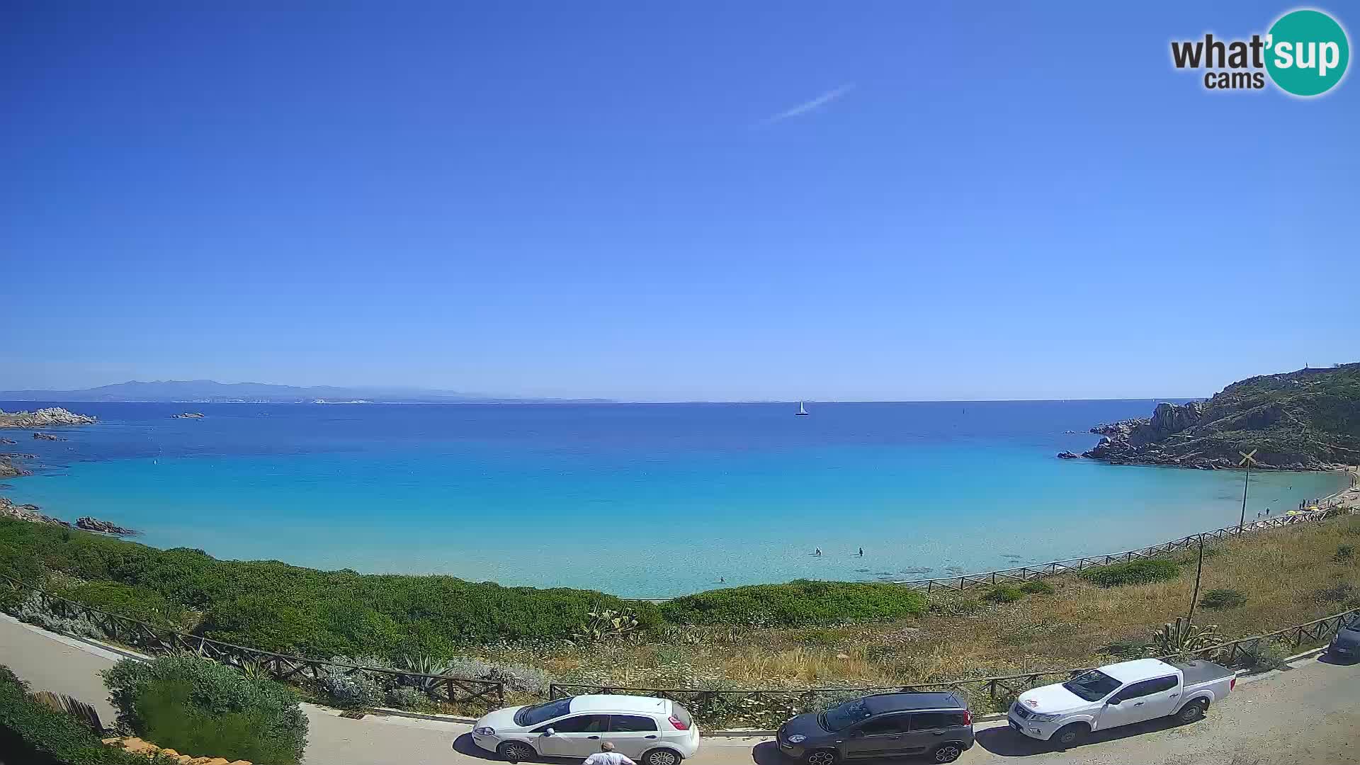 Spletna kamera plaža Rena Bianca – Santa Teresa Gallura – Sardinija