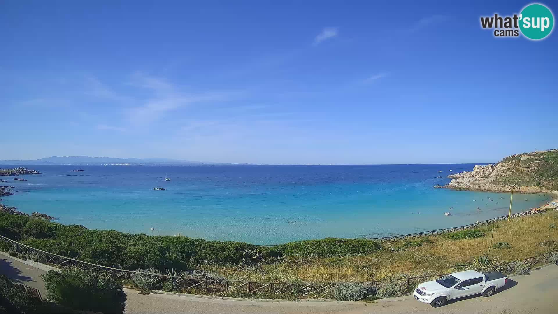Web kamera plaže Rena Bianca – Santa Teresa Gallura – Sardinija