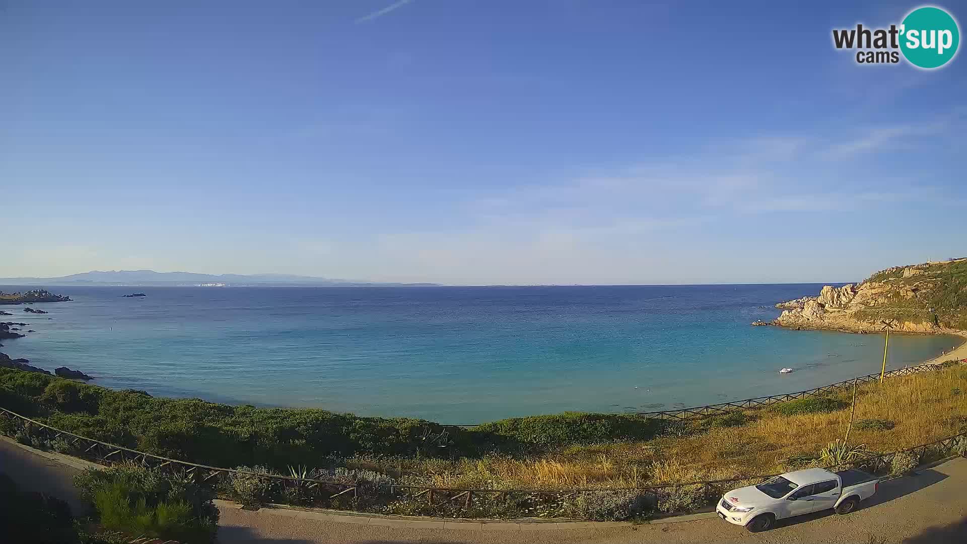 Spletna kamera plaža Rena Bianca – Santa Teresa Gallura – Sardinija