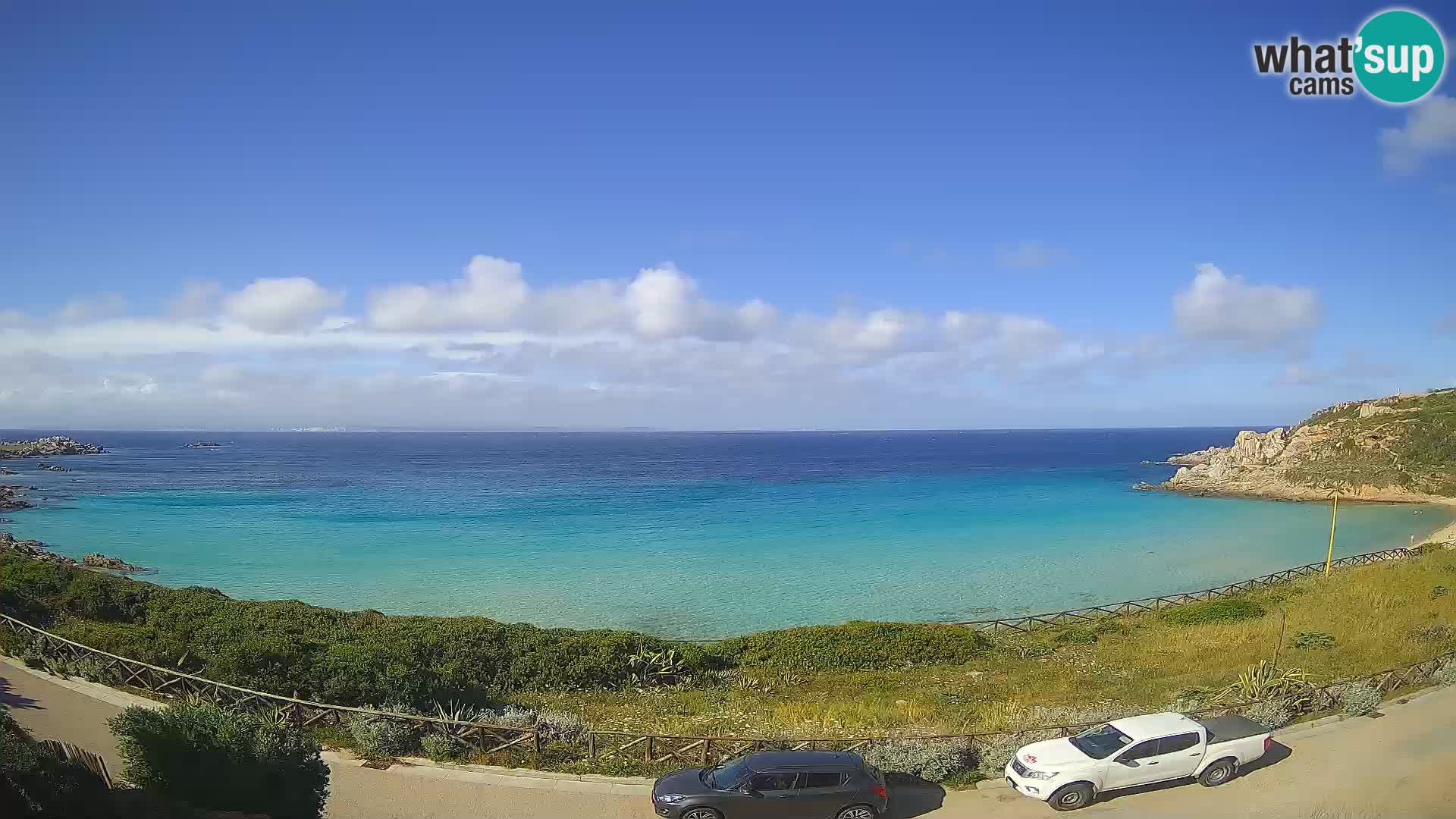 Webcam Rena Bianca beach – Spiaggia Rena Bianca – Santa Teresa Gallura – Sardinia