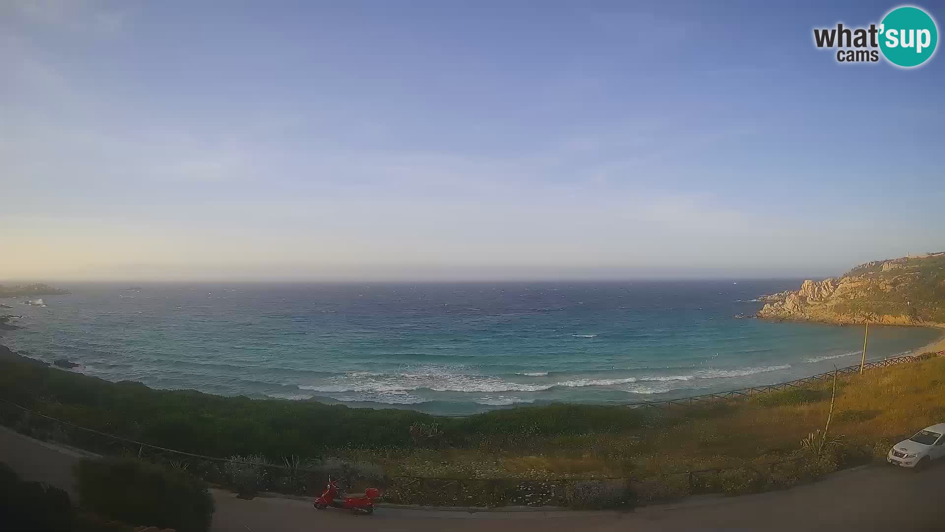 Spletna kamera plaža Rena Bianca – Santa Teresa Gallura – Sardinija