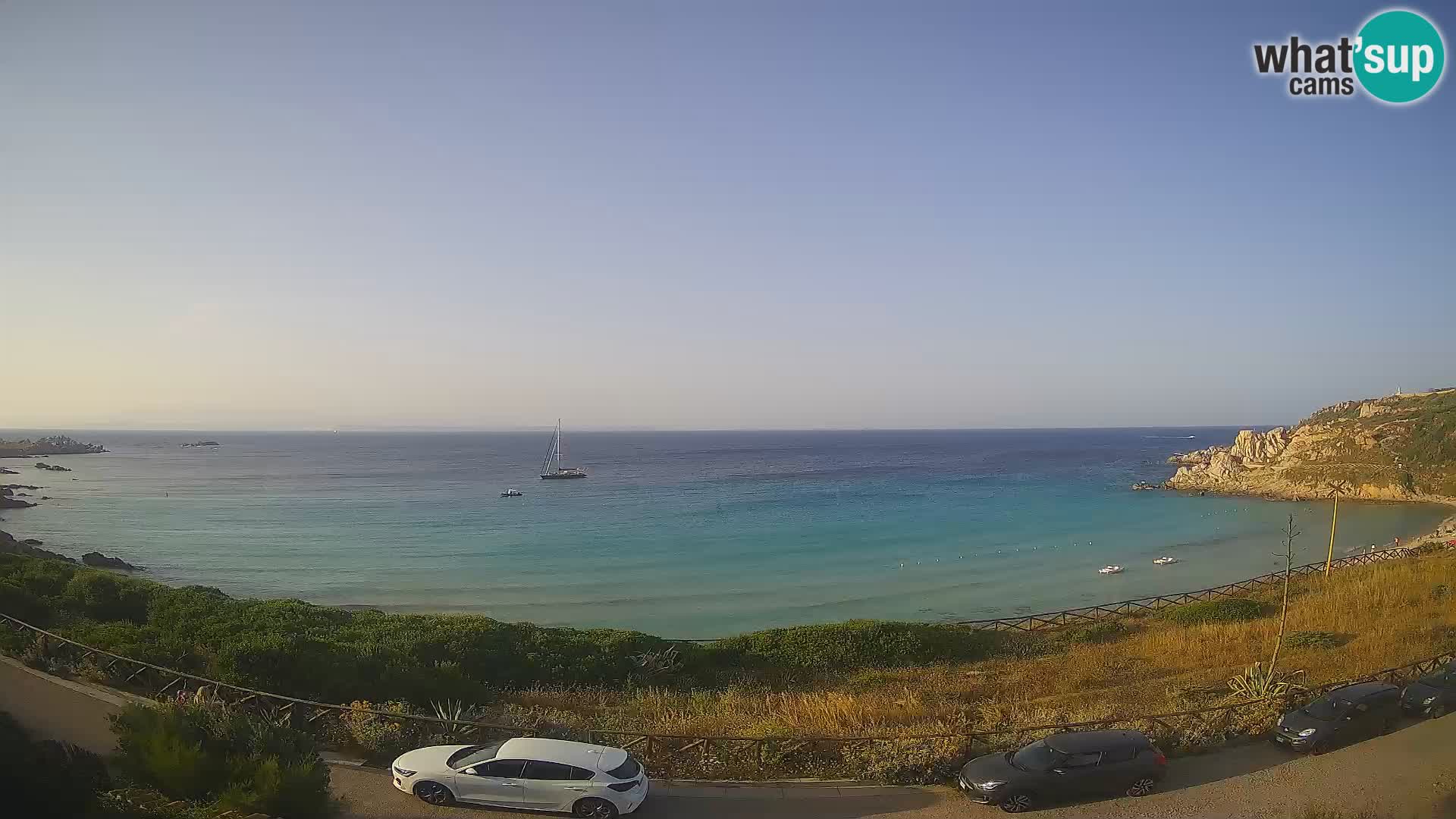 Webcam Rena Bianca beach – Spiaggia Rena Bianca – Santa Teresa Gallura – Sardinia
