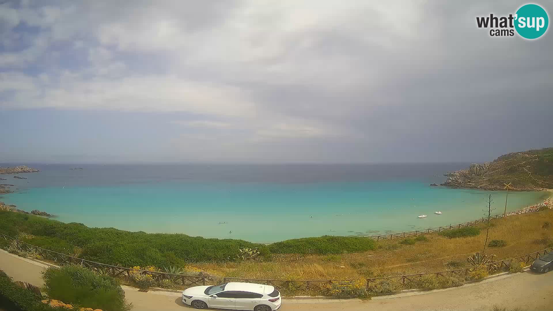 Spletna kamera plaža Rena Bianca – Santa Teresa Gallura – Sardinija