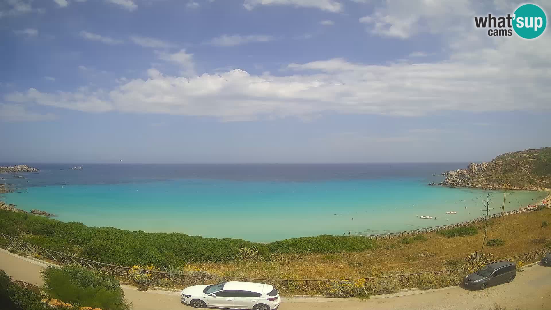 Spletna kamera plaža Rena Bianca – Santa Teresa Gallura – Sardinija