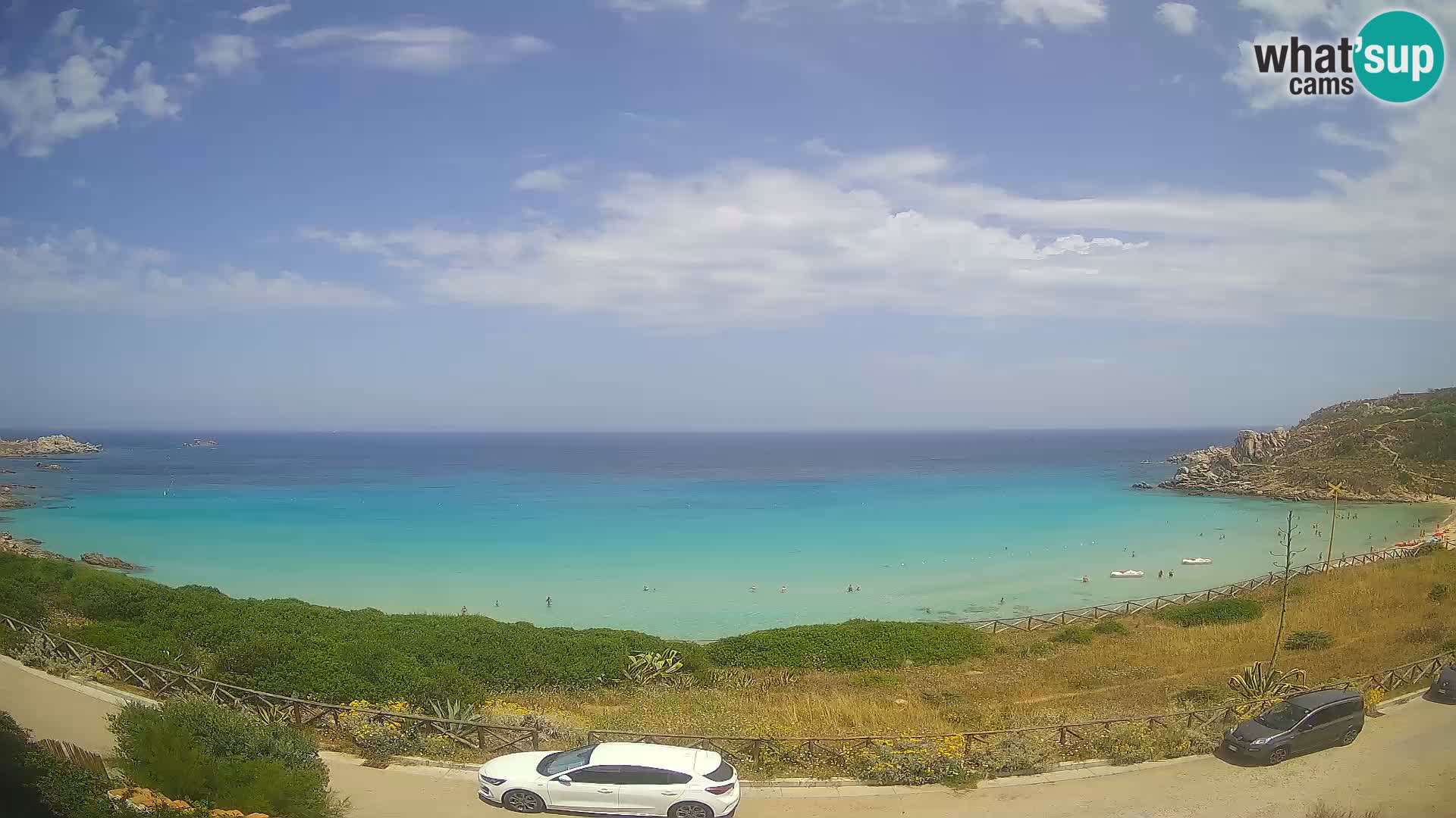 Spletna kamera plaža Rena Bianca – Santa Teresa Gallura – Sardinija