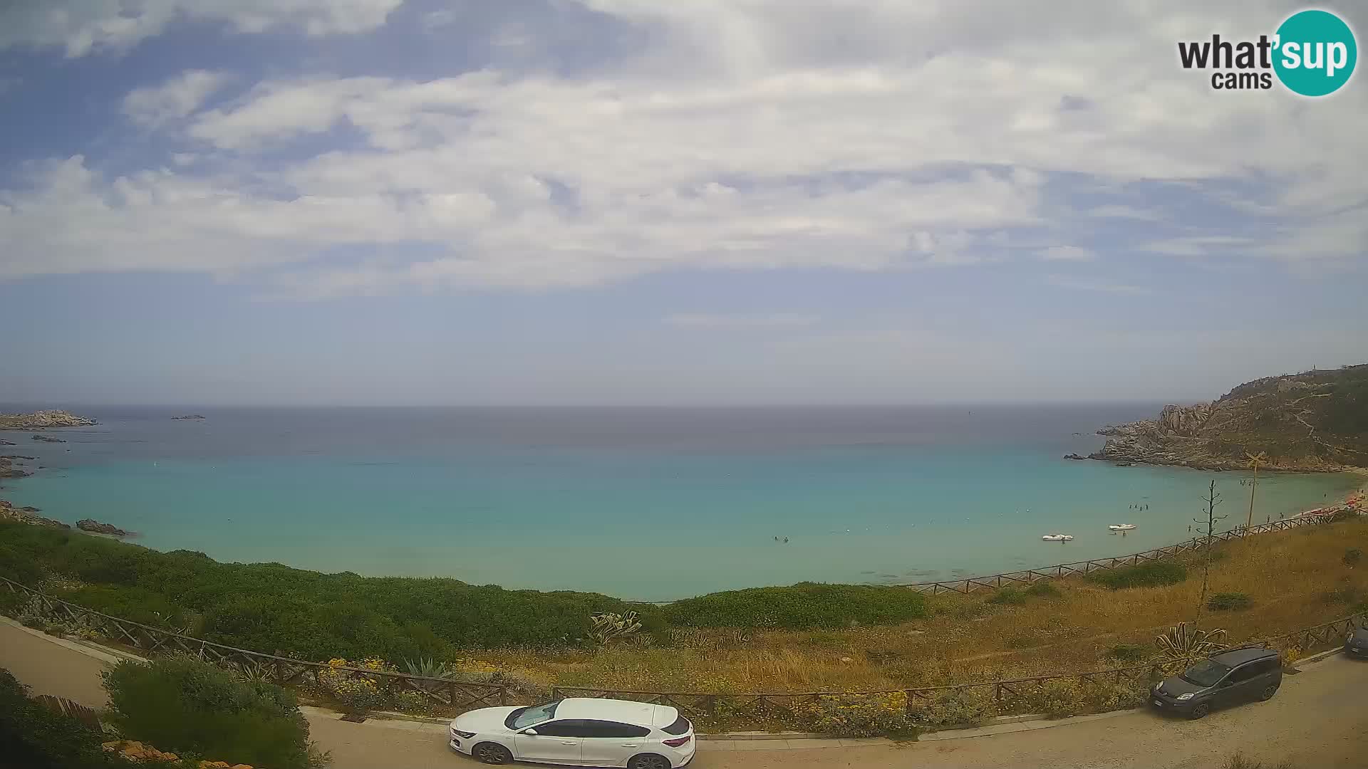 Spletna kamera plaža Rena Bianca – Santa Teresa Gallura – Sardinija