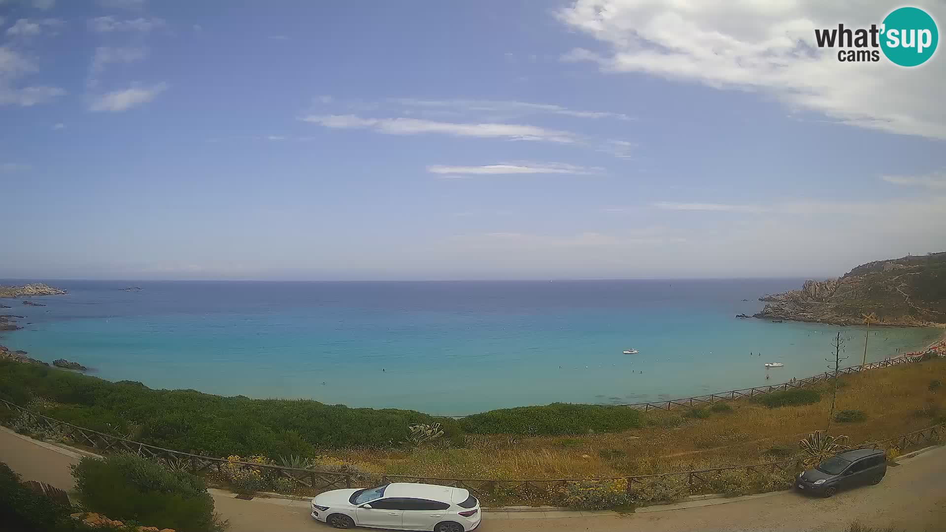 Web kamera plaže Rena Bianca – Santa Teresa Gallura – Sardinija