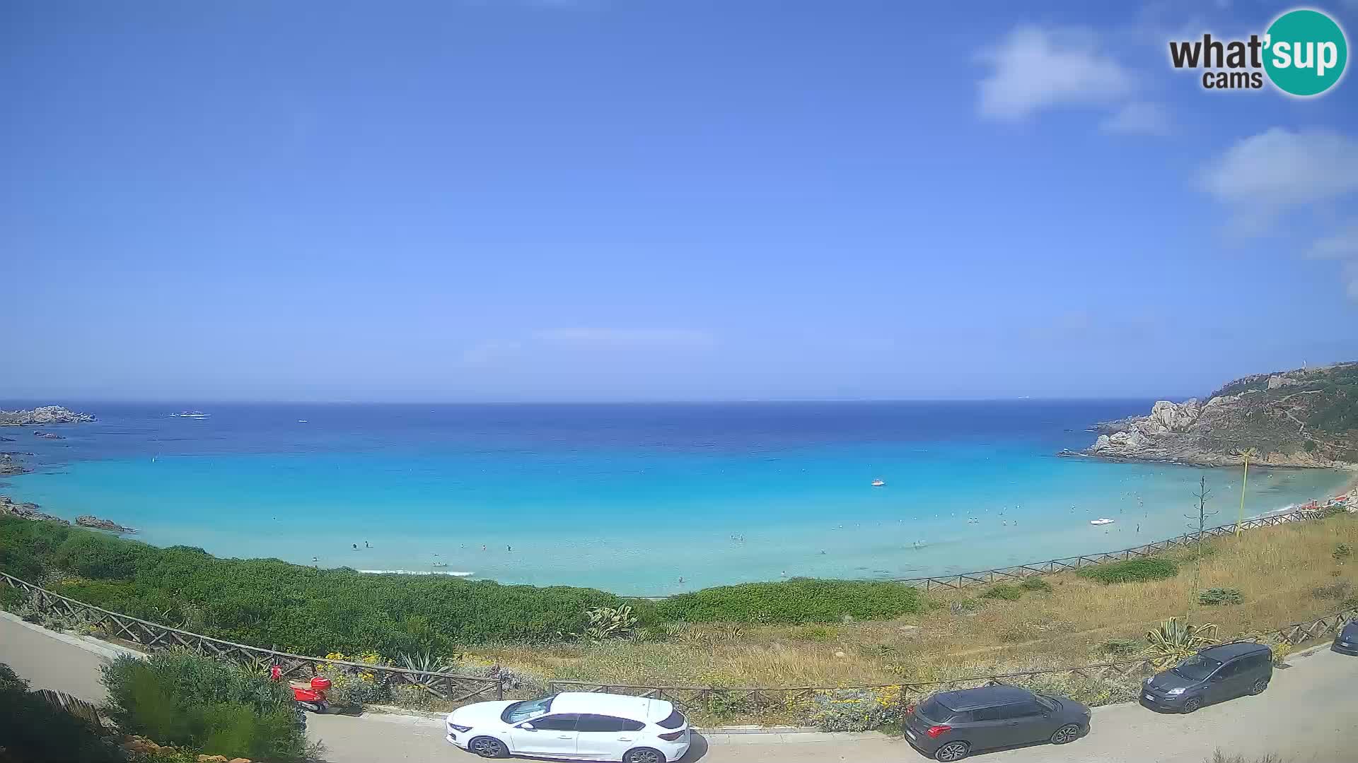 Web kamera plaže Rena Bianca – Santa Teresa Gallura – Sardinija