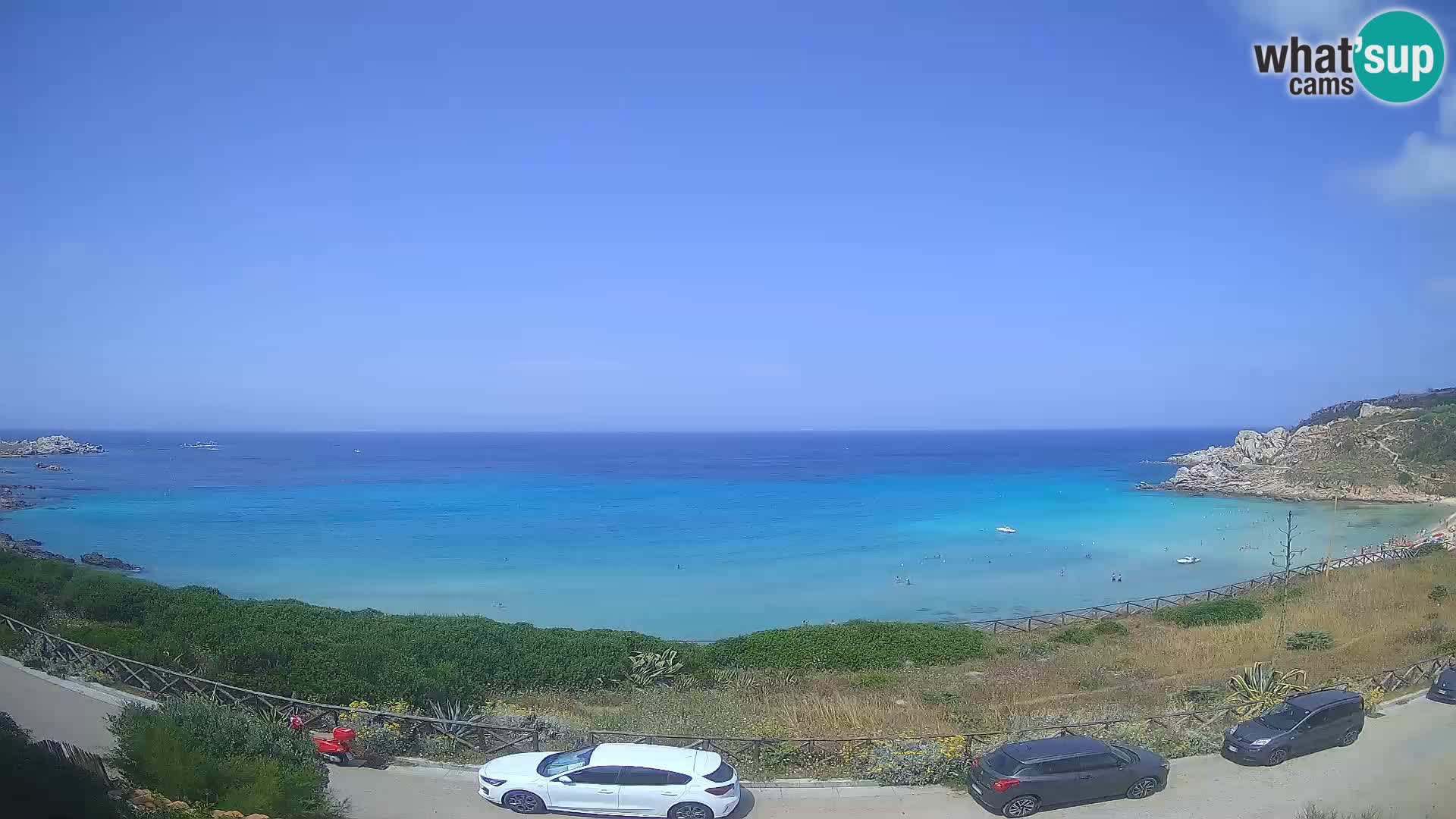 Web kamera plaže Rena Bianca – Santa Teresa Gallura – Sardinija