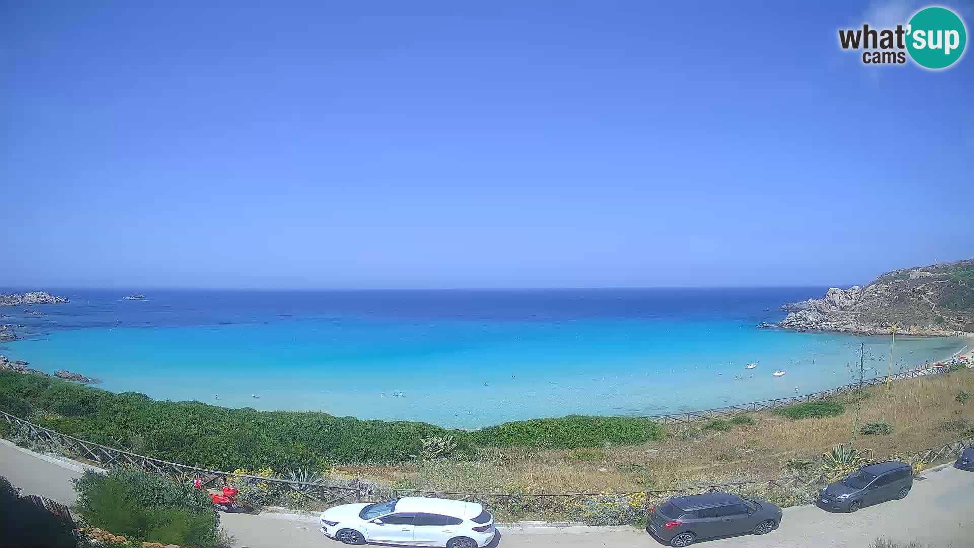 Spletna kamera plaža Rena Bianca – Santa Teresa Gallura – Sardinija