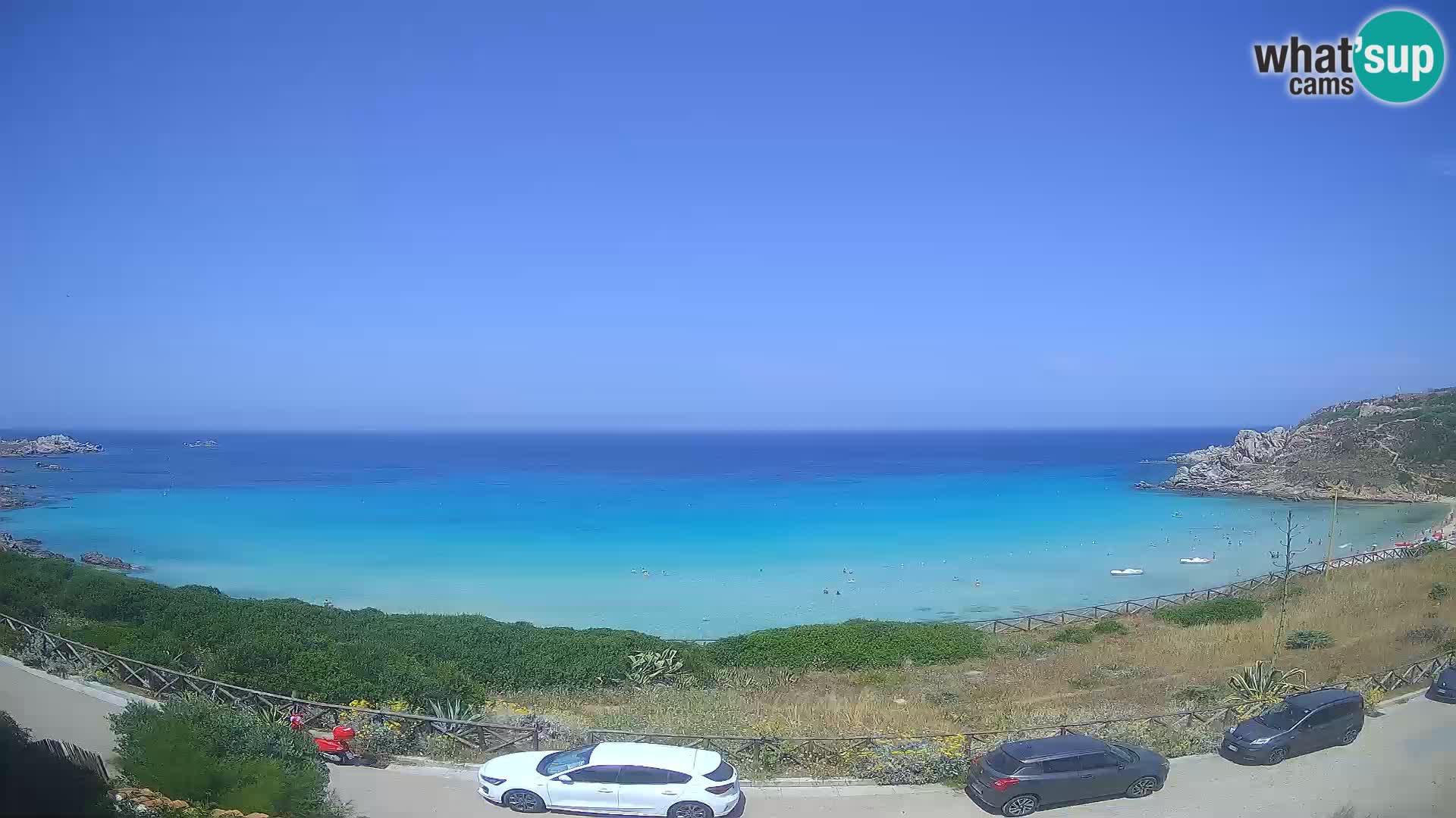 Spletna kamera plaža Rena Bianca – Santa Teresa Gallura – Sardinija