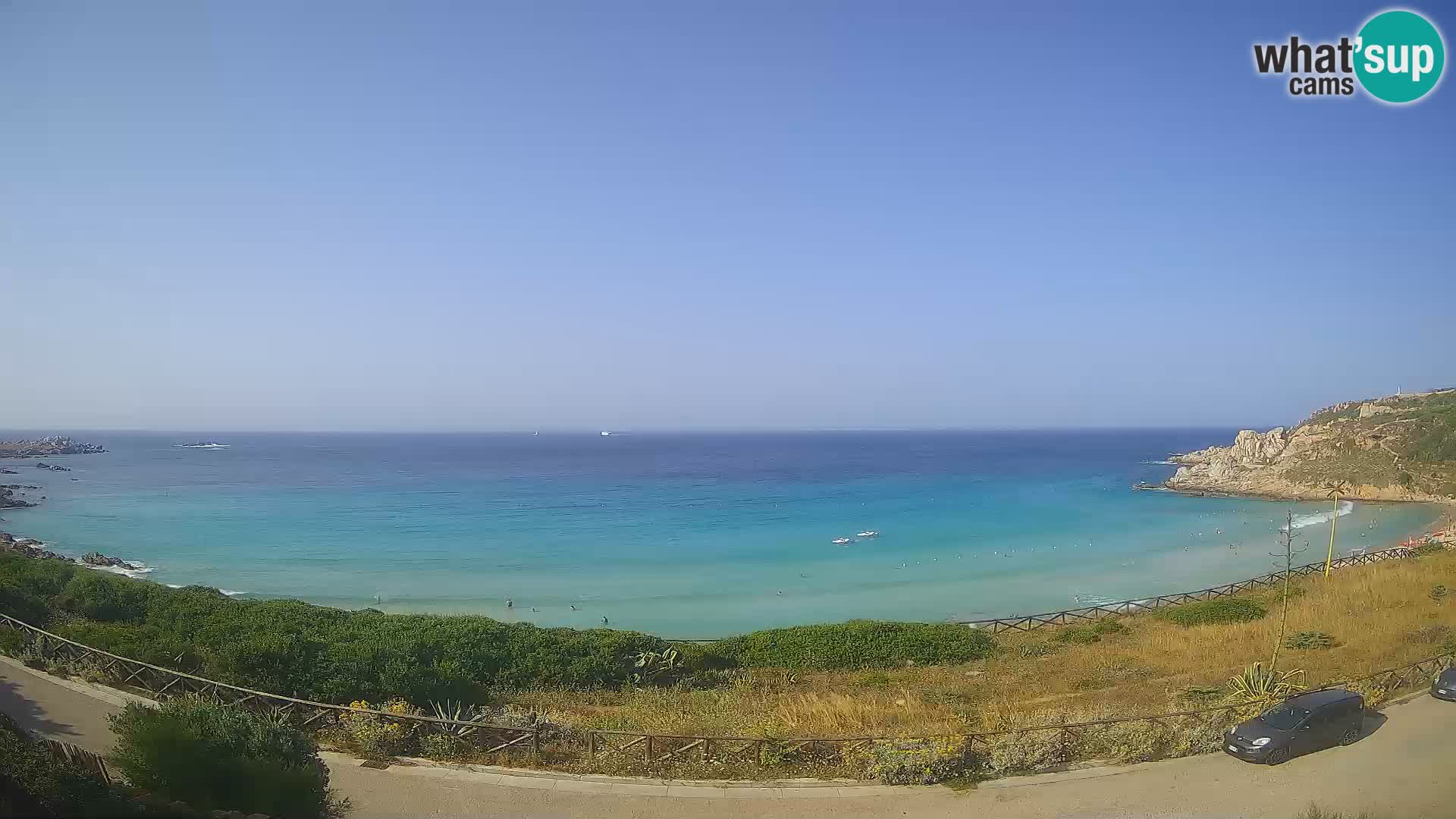 Spletna kamera plaža Rena Bianca – Santa Teresa Gallura – Sardinija