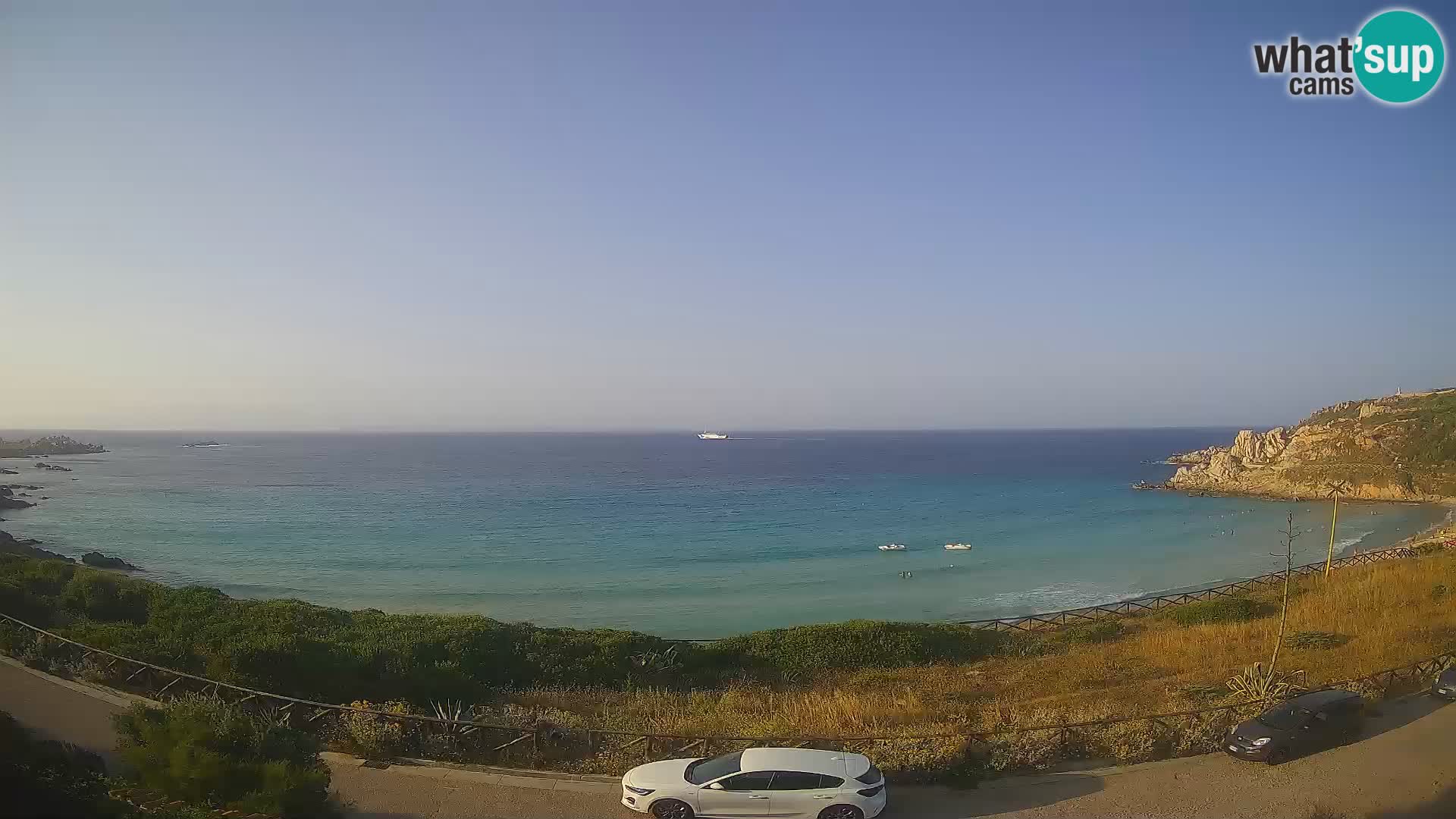 Spletna kamera plaža Rena Bianca – Santa Teresa Gallura – Sardinija