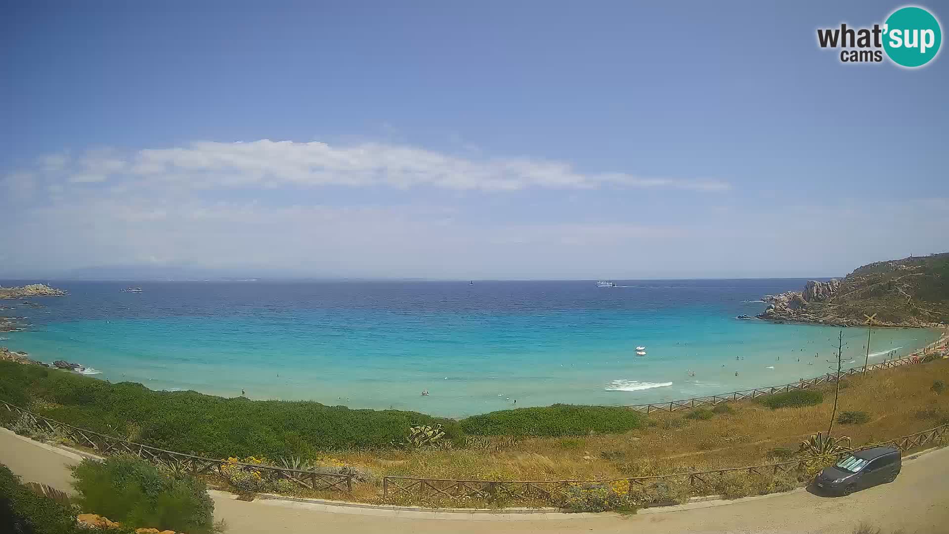 Webcam Rena Bianca beach – Spiaggia Rena Bianca – Santa Teresa Gallura – Sardinia