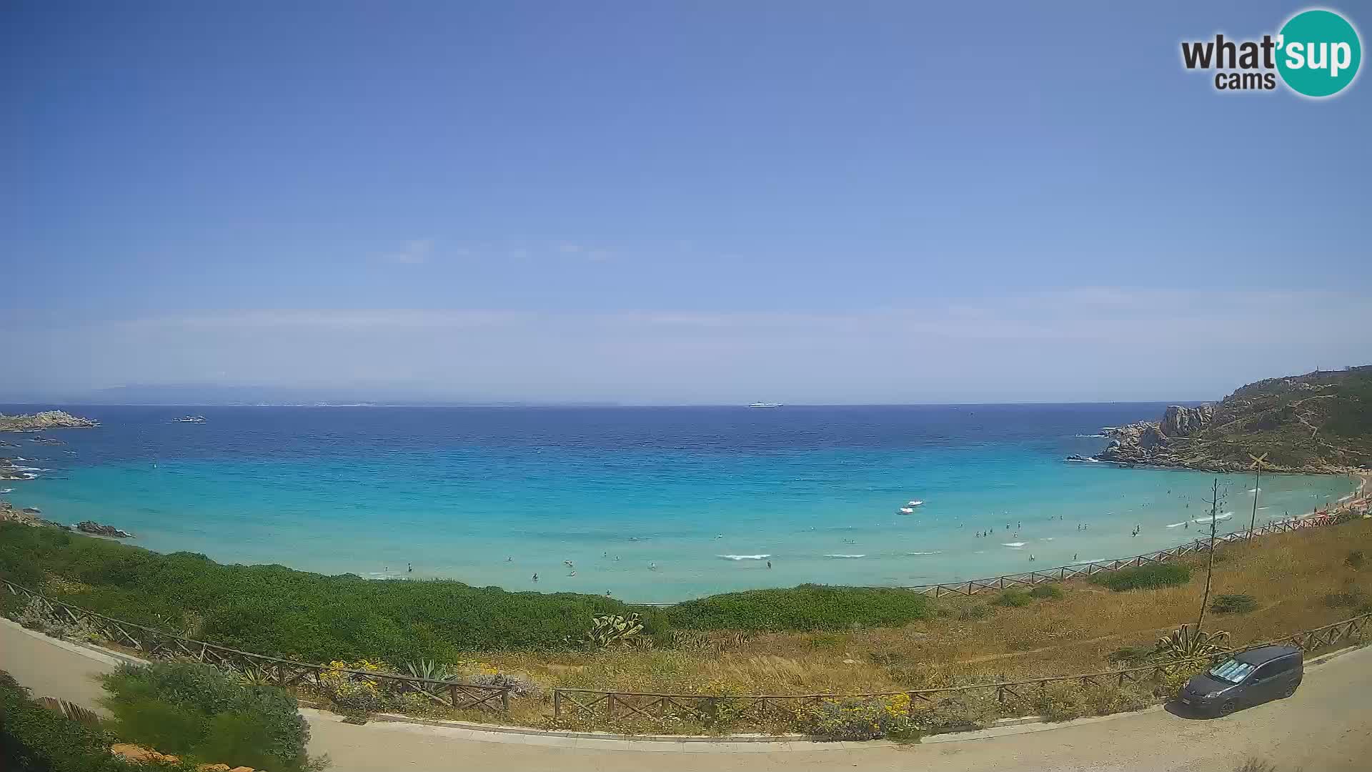 Webcam Rena Bianca beach – Spiaggia Rena Bianca – Santa Teresa Gallura – Sardinia